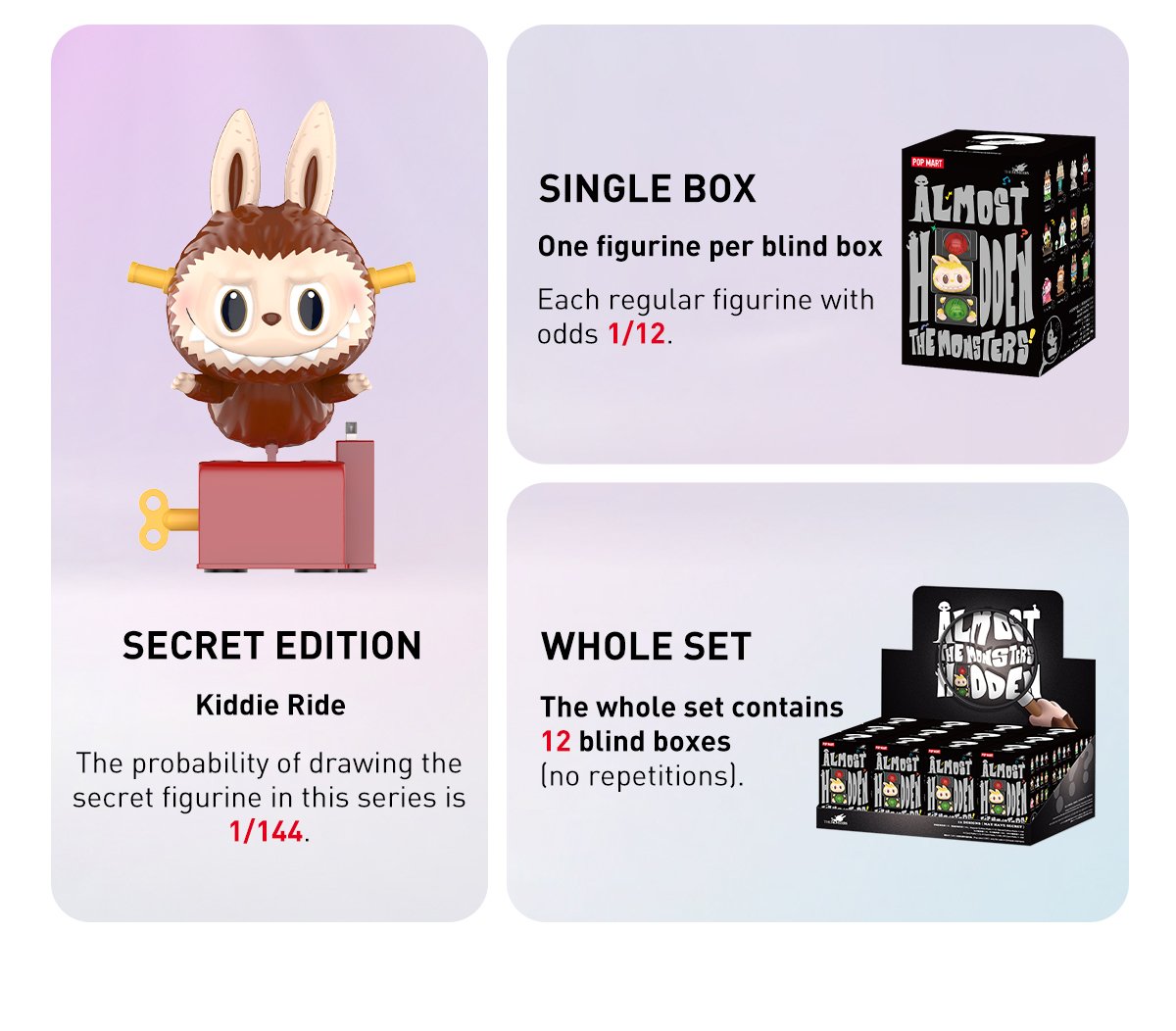 THE MONSTERS Almost Hidden Series Figures | POP MART (Australia)