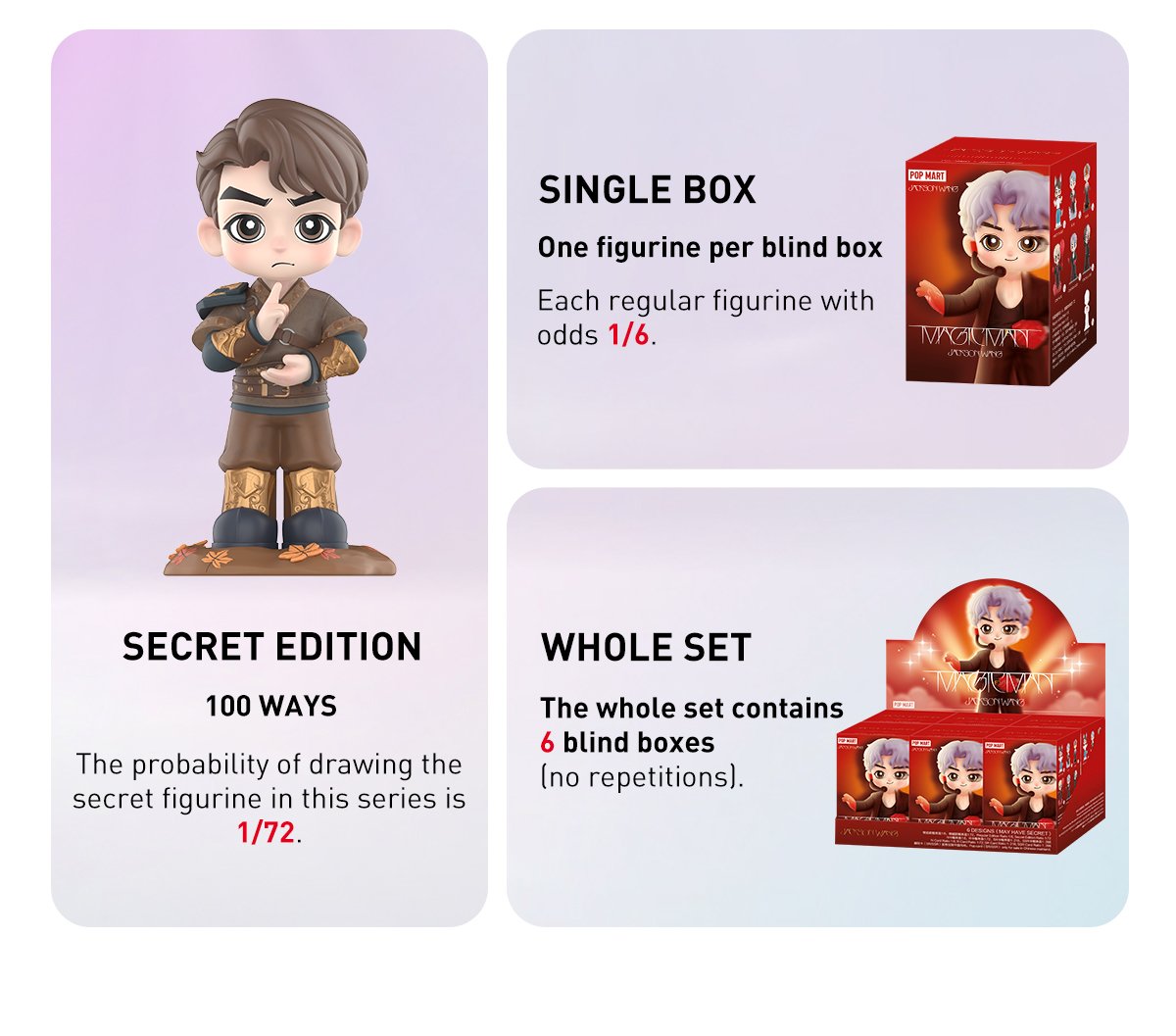 JACKSON WANG MAGIC MAN SERIES FIGURES | ポップマート