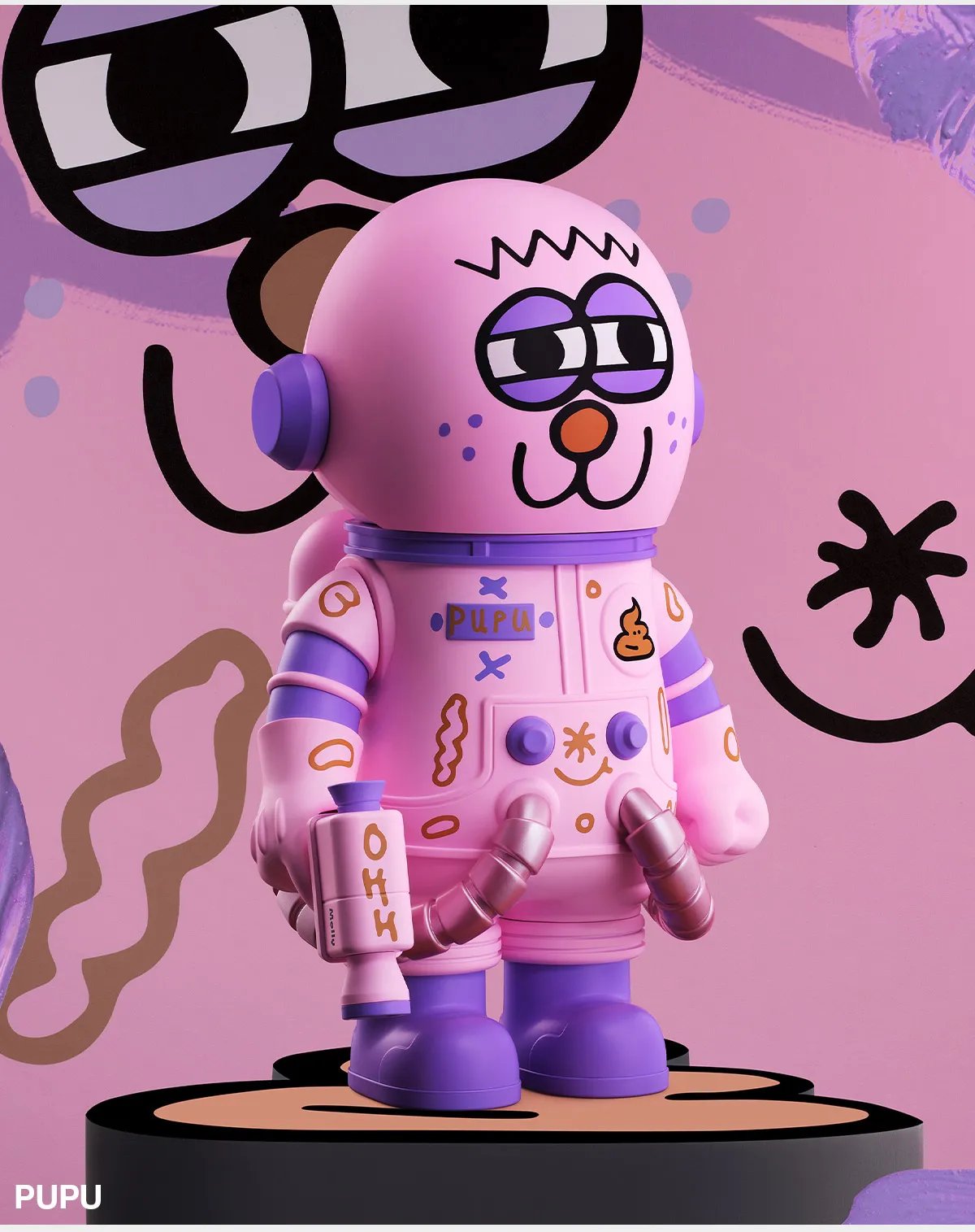 MEGA SPACE MOLLY 400% JON BURGERMAN SPACE CADETS シリーズ | POP
