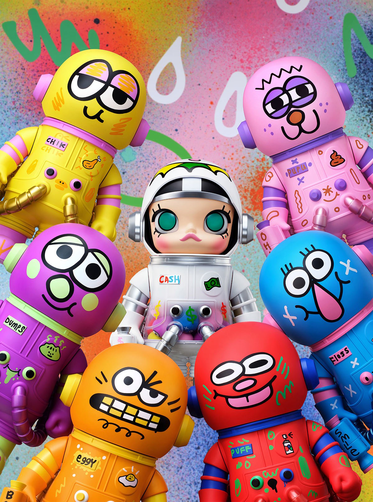 MEGA SPACE MOLLY 400% JON BURGERMAN SPACE CADETS シリーズ | ポップ