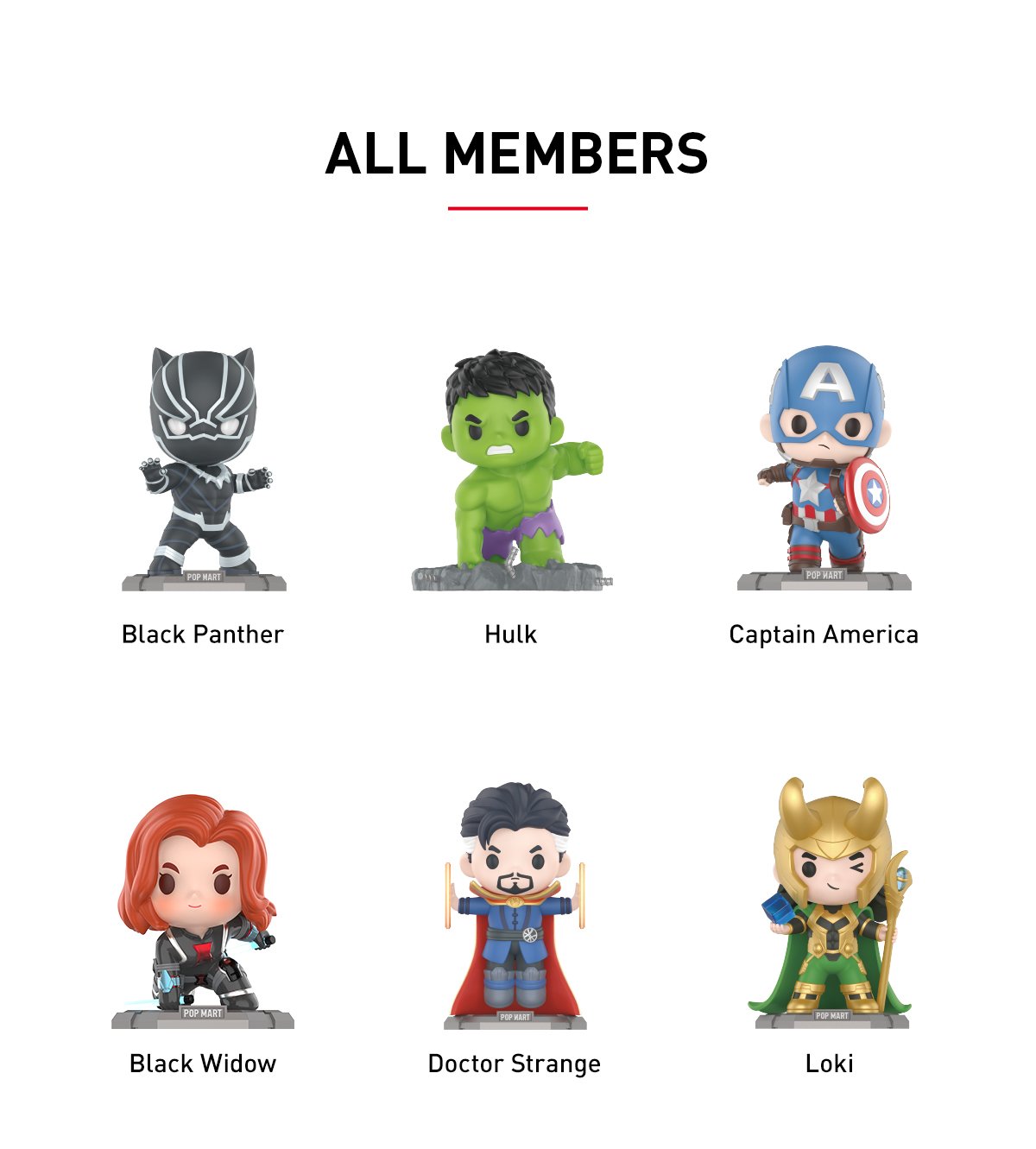 MARVEL The Avengers Series | POP MART (Japan)