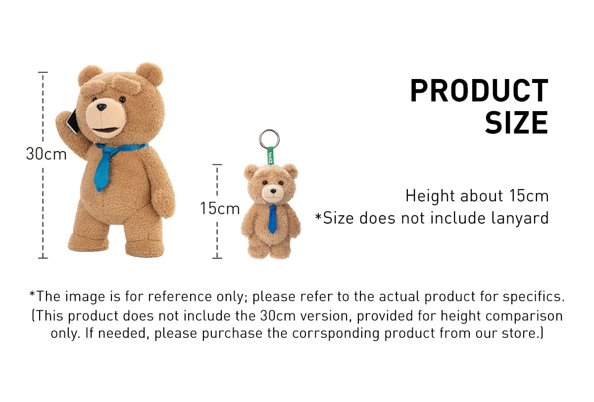 Ted2 Teddy Bear アクションぬいぐるみペンダント シリーズ | ポップマート