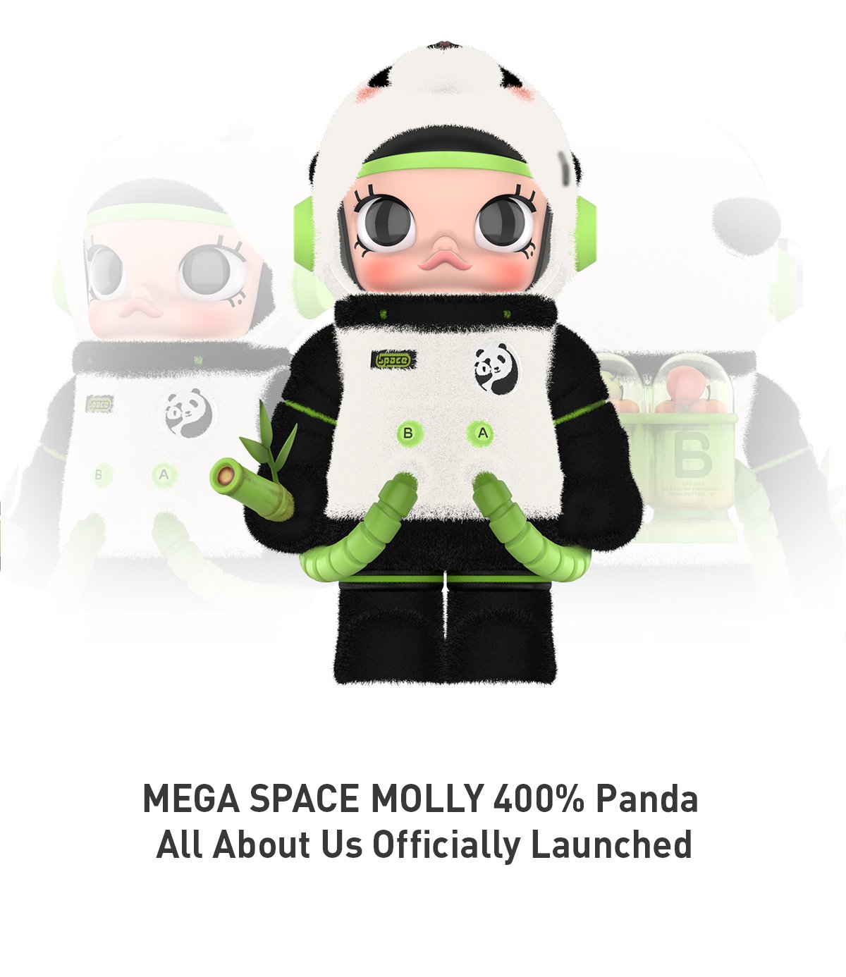 MEGA SPACE MOLLY 400% PANDA | POP MART (Japan)
