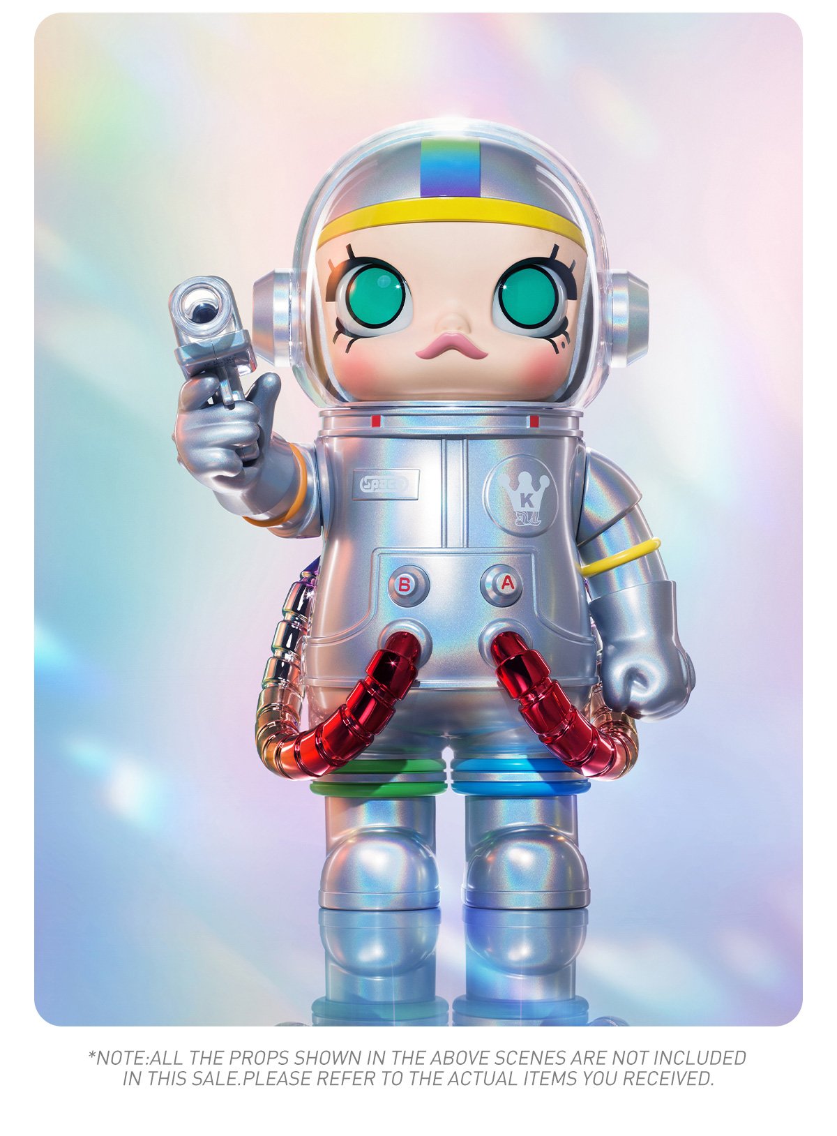 Rainbow Space Molly POP MART 400%虹2.0 MEGA SPACE MOLLY 400% Rainbow 2.0 | POP MART (Singapore)