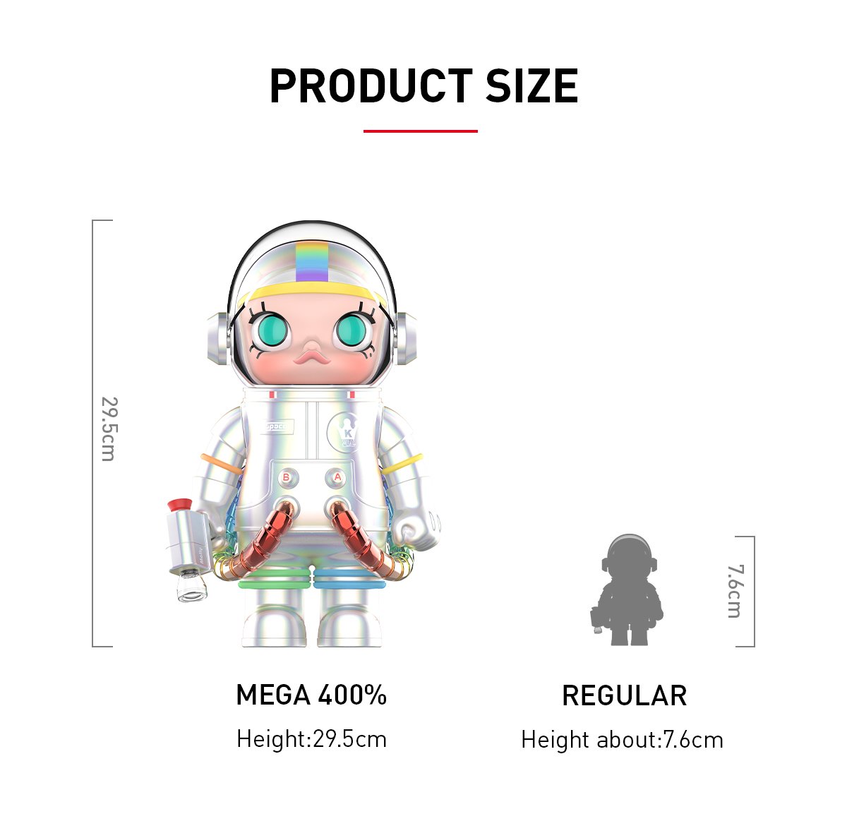 MEGA SPACE MOLLY 400% Rainbow 2.0 | POP MART (Australia)