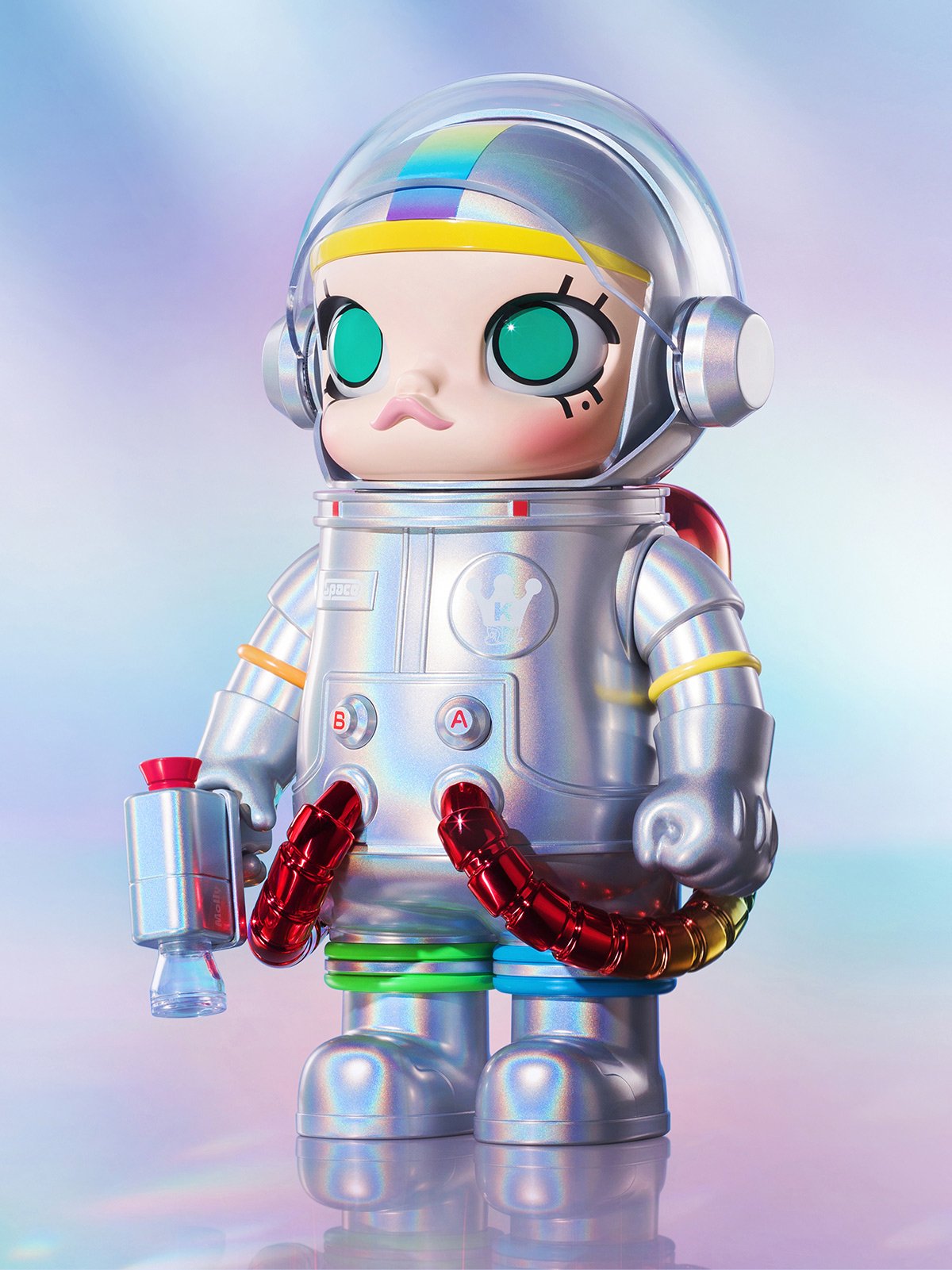 POPMART MEGA SPACE MOLLY 400% Rainbow レア MEGA SPACE MOLLY 400% Rainbow 2.0 | ポップマート