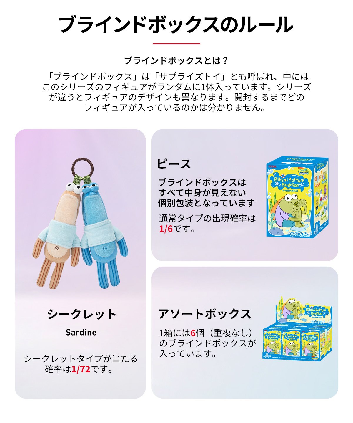 SpongeBob Bikini Bottom Buddies おかしなぬいぐるみシリーズ | POP