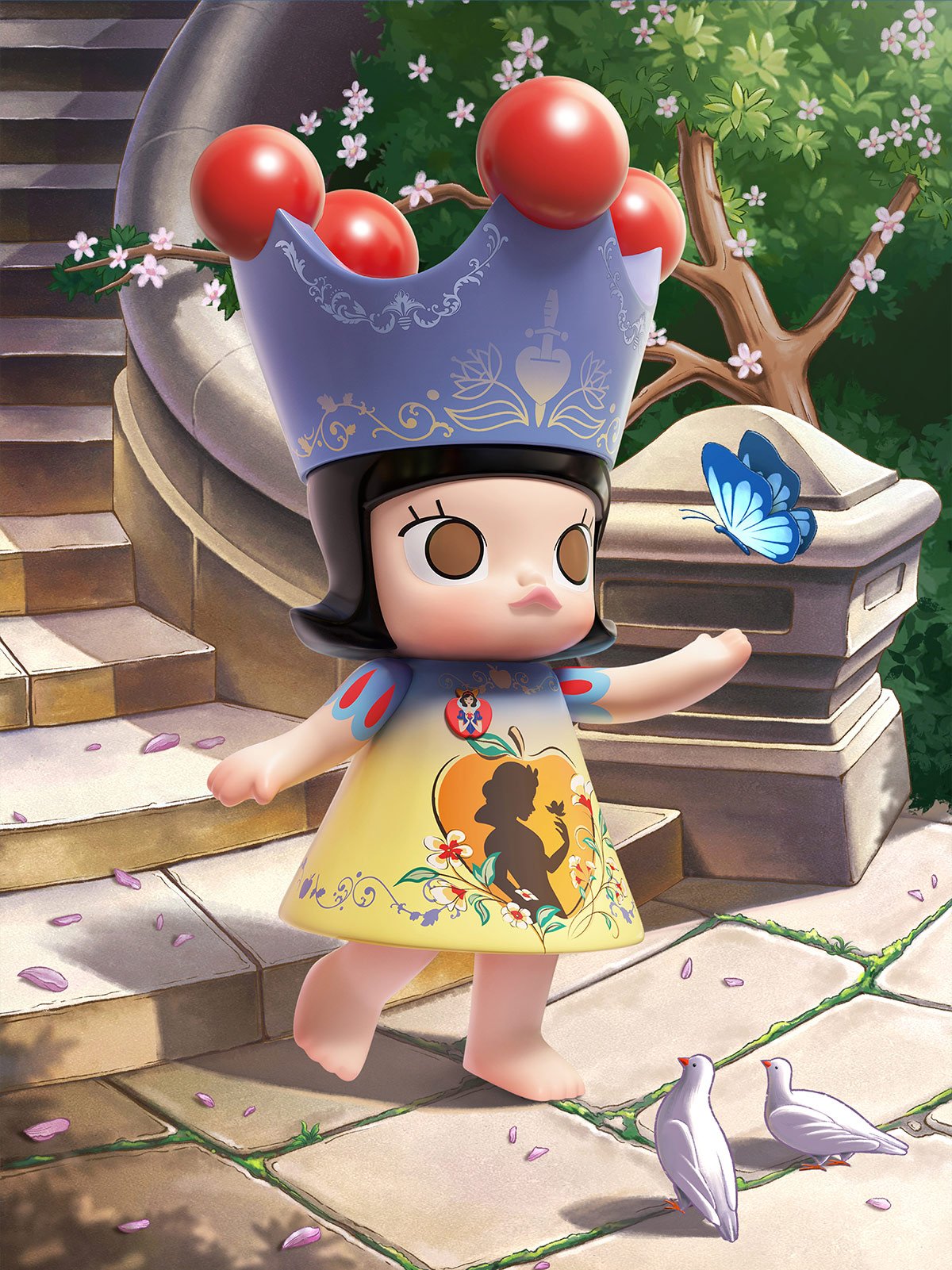 MEGA ROYAL MOLLY 400% Snow White | ポップマート