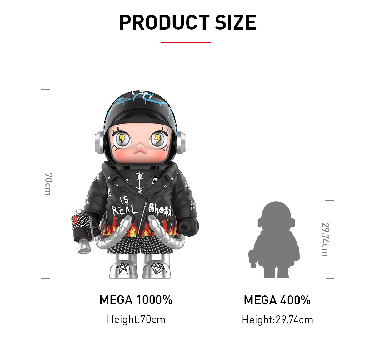 MEGA SPACE MOLLY 1000% Trevor Andrew2.0 | POP MART (Malaysia)
