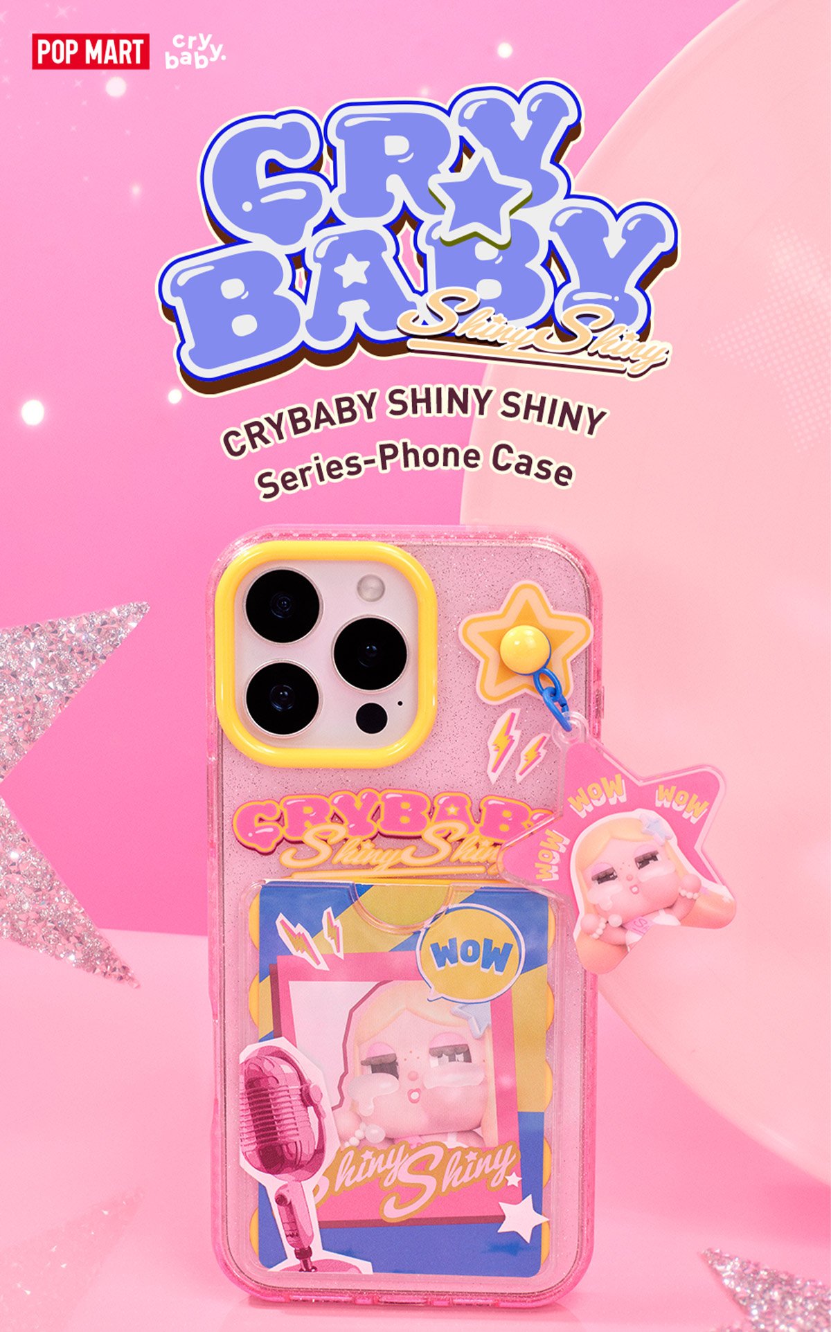 CRYBABY SHINY SHINY シリーズ iPhoneケース | ポップマート