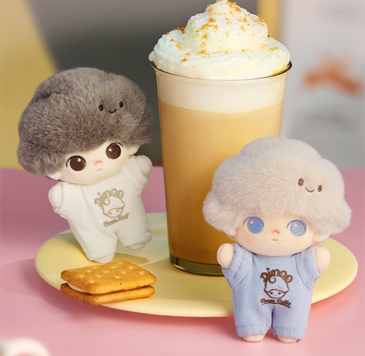 DIMOO Crush on Coffee シリーズ ぬいぐるみキーチェーン | ポップマート