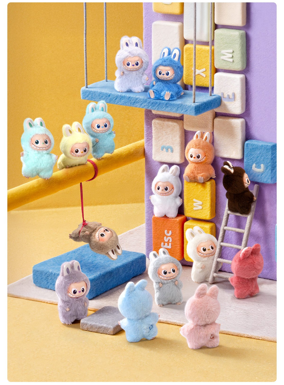 THE MONSTERS PIN FOR LOVE シリーズぬいぐるみペンダント(A-M