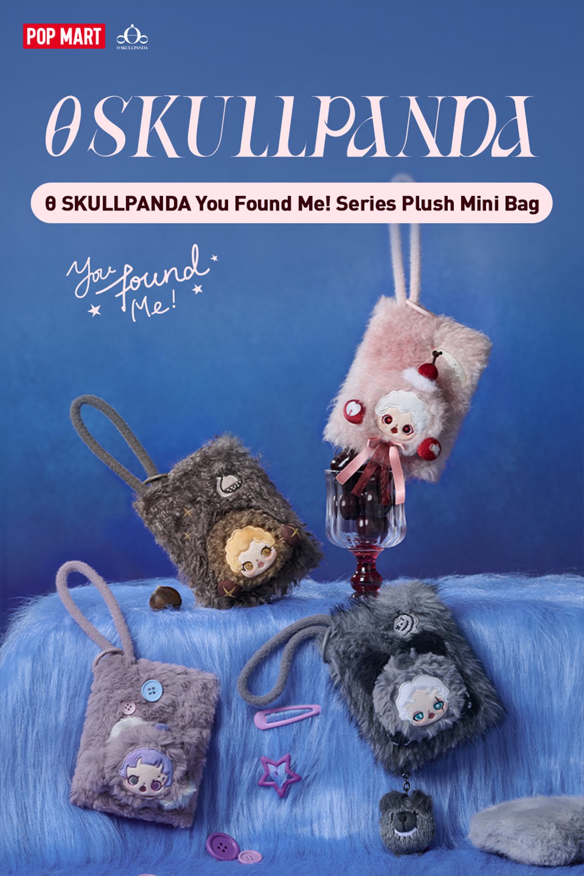 SKULLPANDA You Found Me！Series Plush Mini Bag | POP MART (Australia)