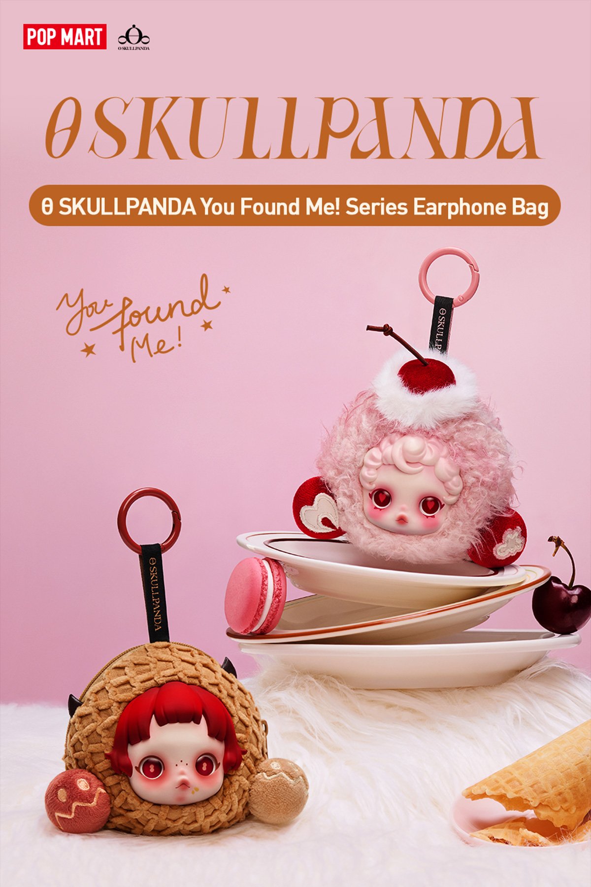 SKULLPANDA You Found Me！Series Earphone Bag-Moldy Muffin | POP