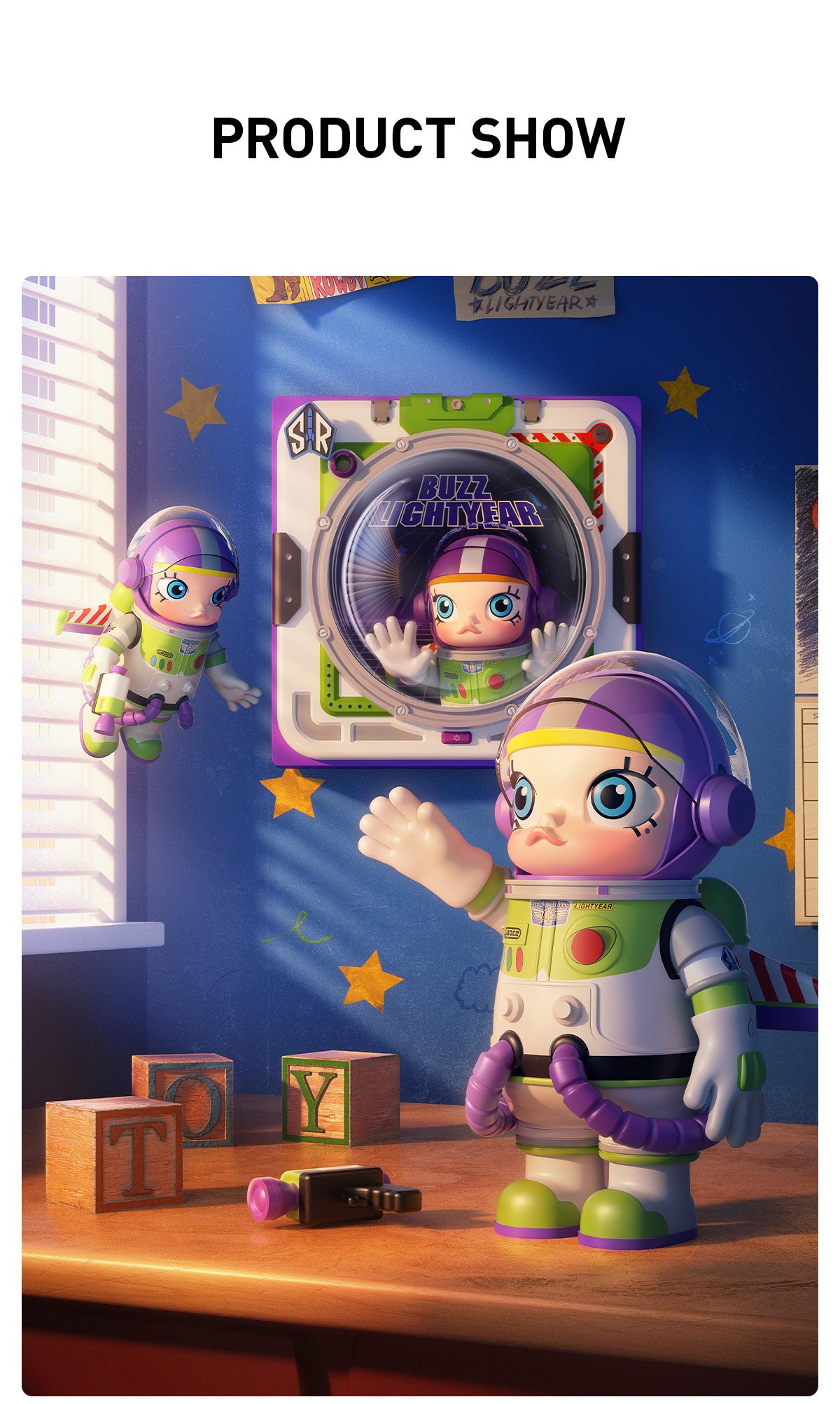 MEGA SPACE MOLLY 1000% BUZZ LIGHTYEAR | POP MART (Australia)