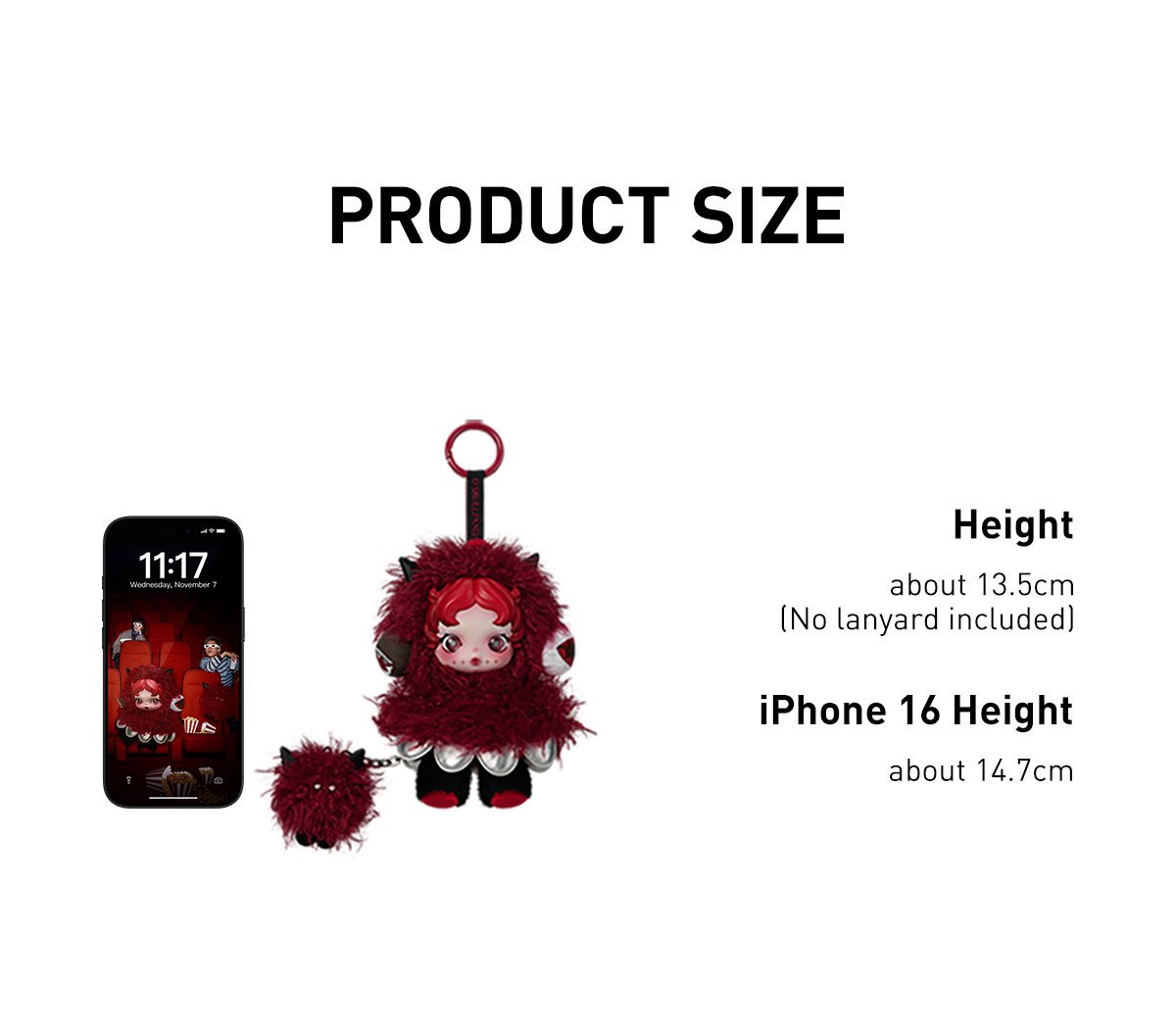 SKULLPANDA You Found Me! Series Plush Doll Pendant | POP MART