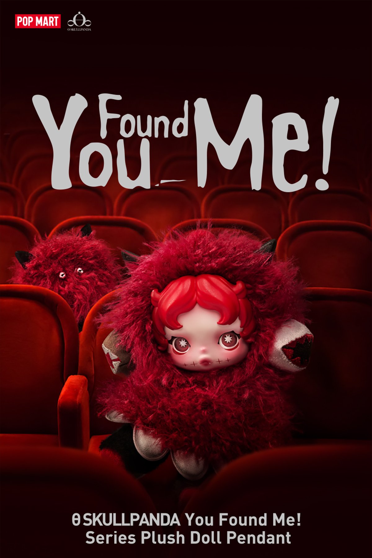SKULLPANDA You Found Me! Series Plush Doll Pendant | POP MART