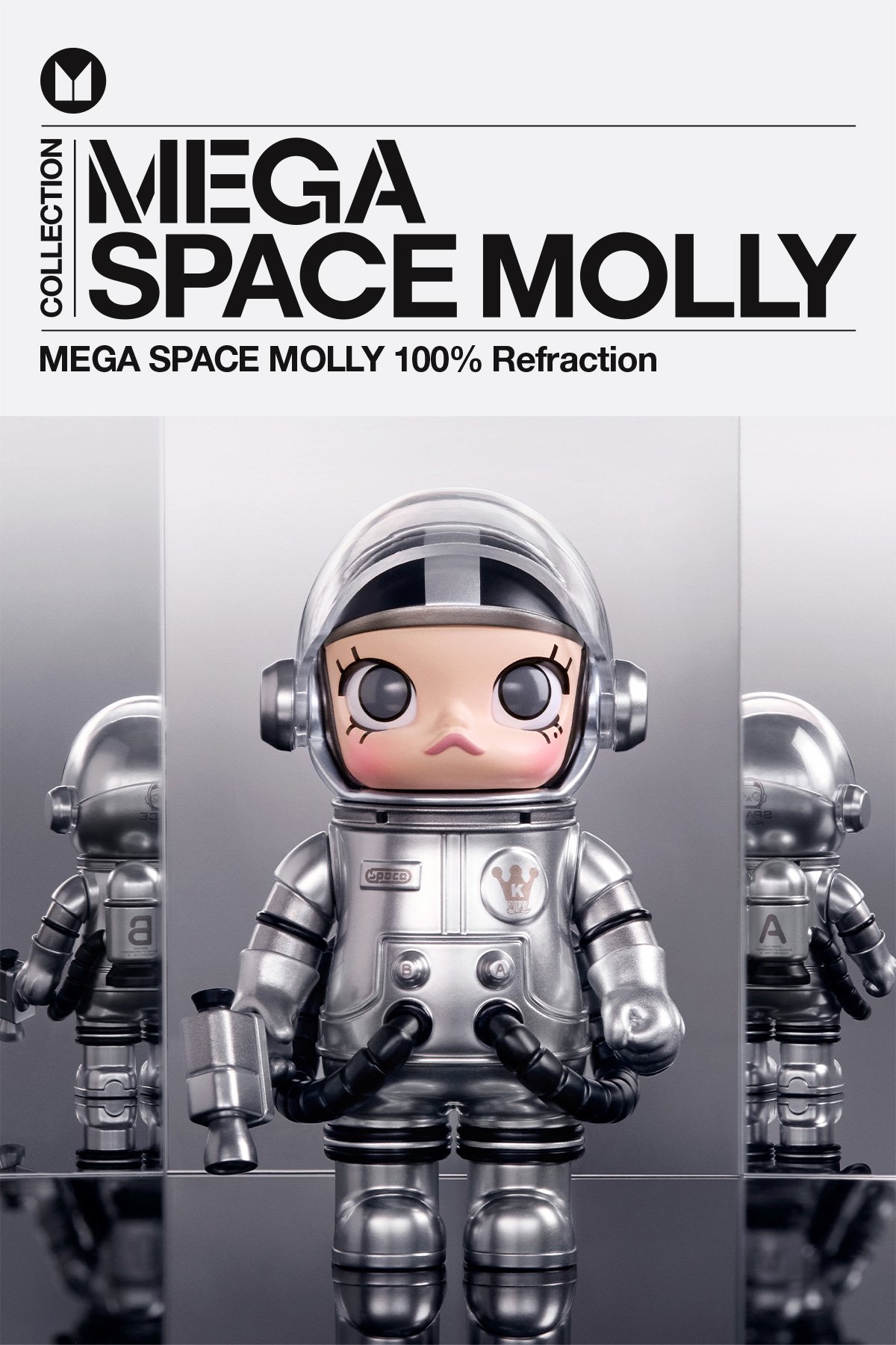 MEGA SPACE MOLLY 100% Refraction | ポップマート