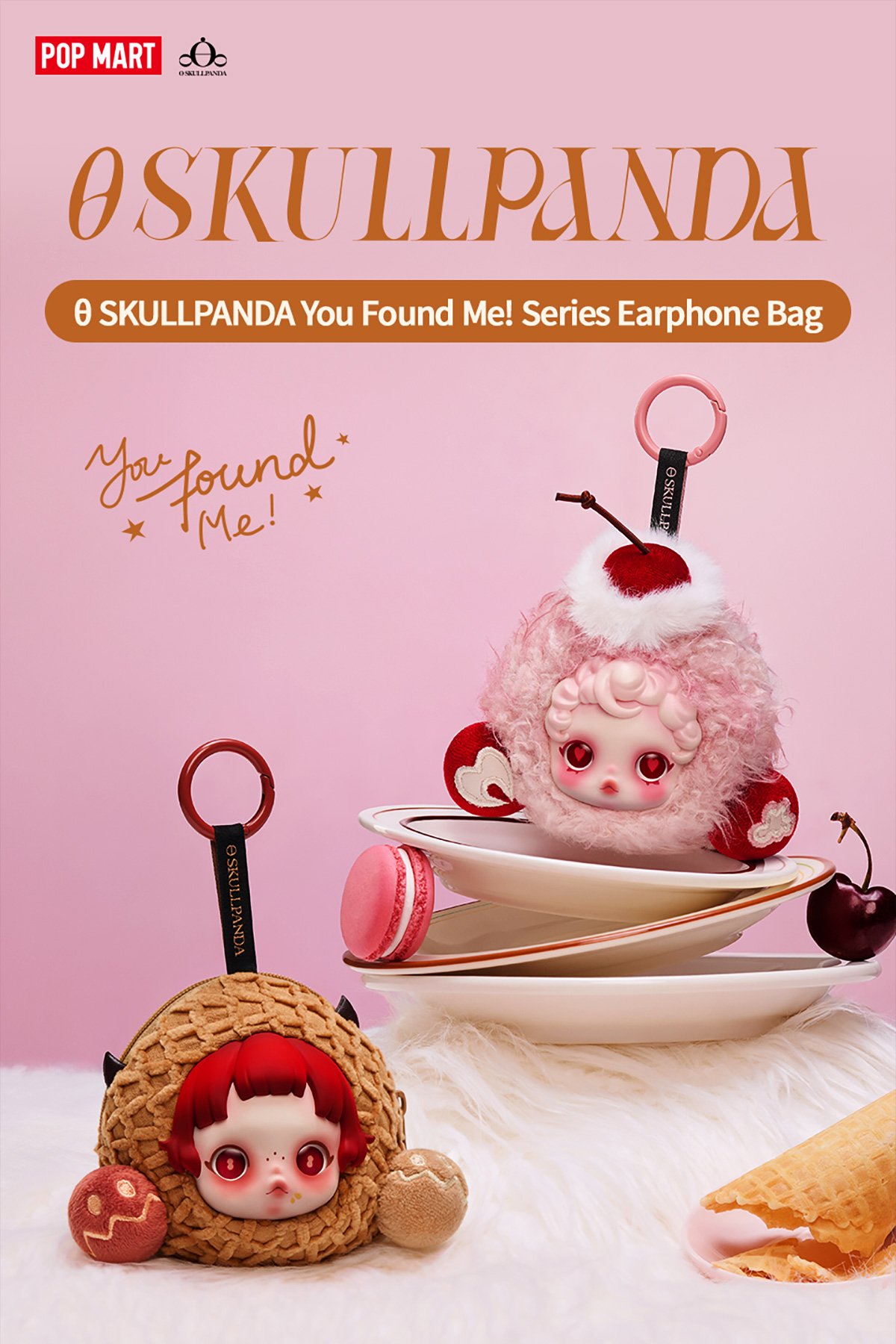 SKULLPANDA You Found Me！シリーズ イヤホンケース Moldy Muffin