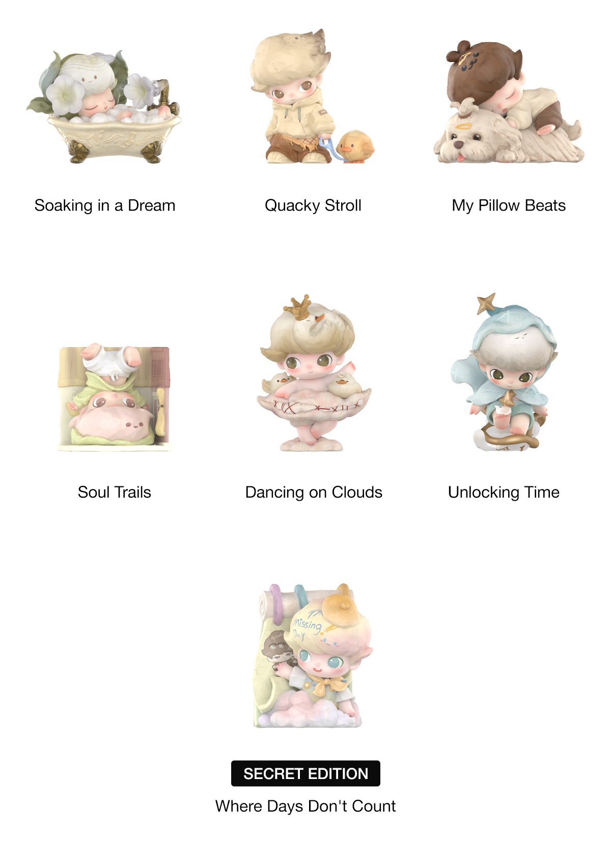 DIMOO The Missing Day Series Figures | POP MART (Singapore)