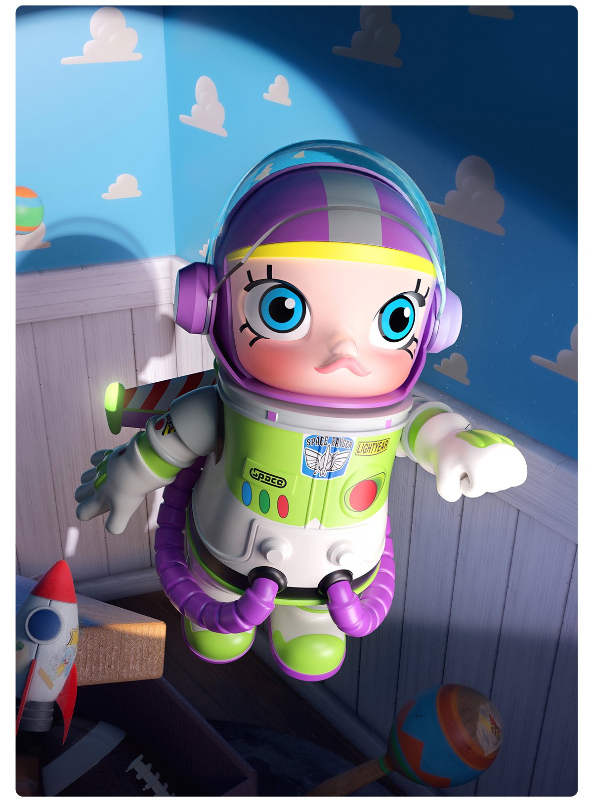 MEGA SPACE MOLLY 400% Buzz Lightyear | ポップマート