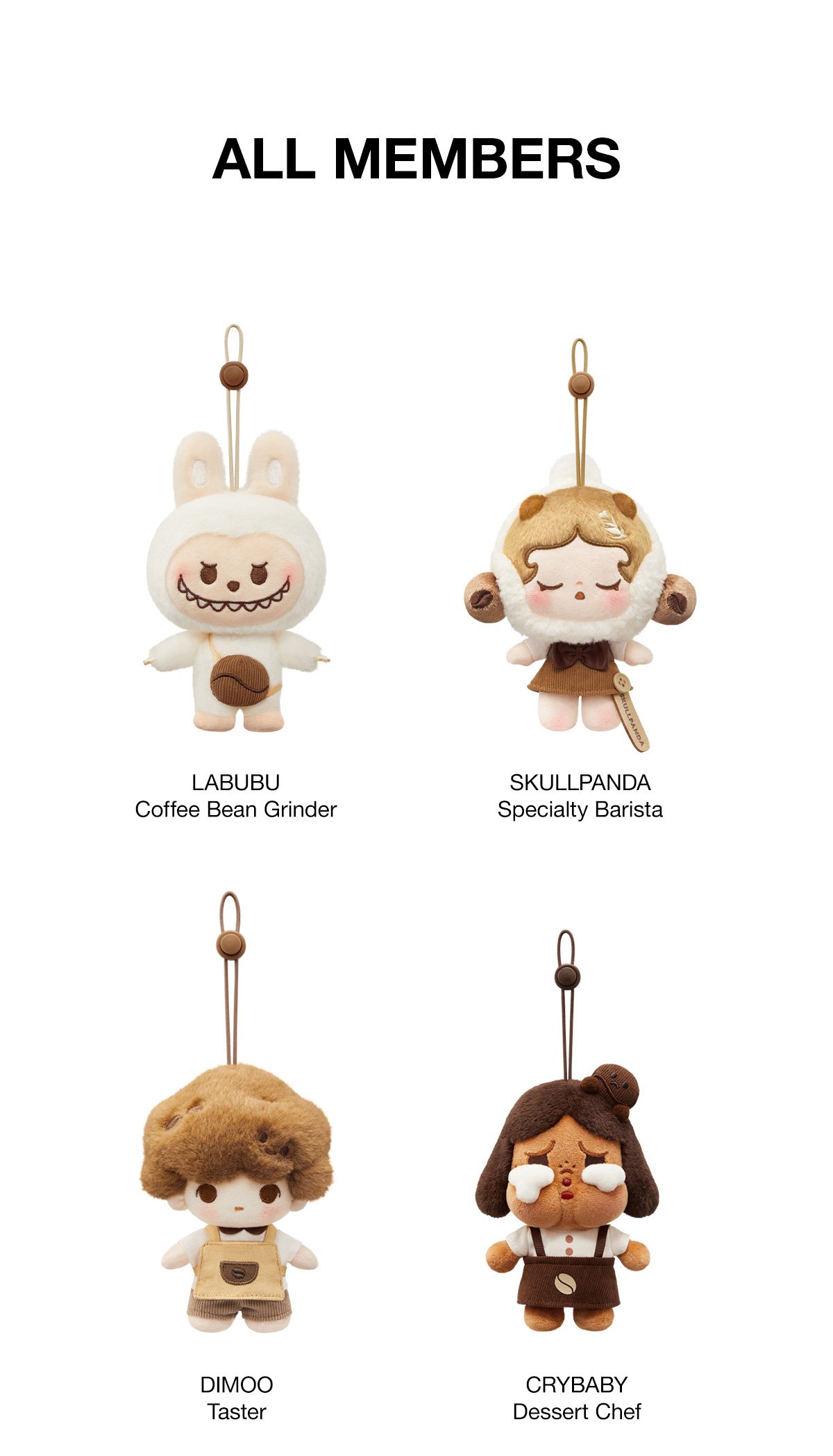 POP BEAN Coffee Factory Series-Plush Pendant | POP MART (Australia)