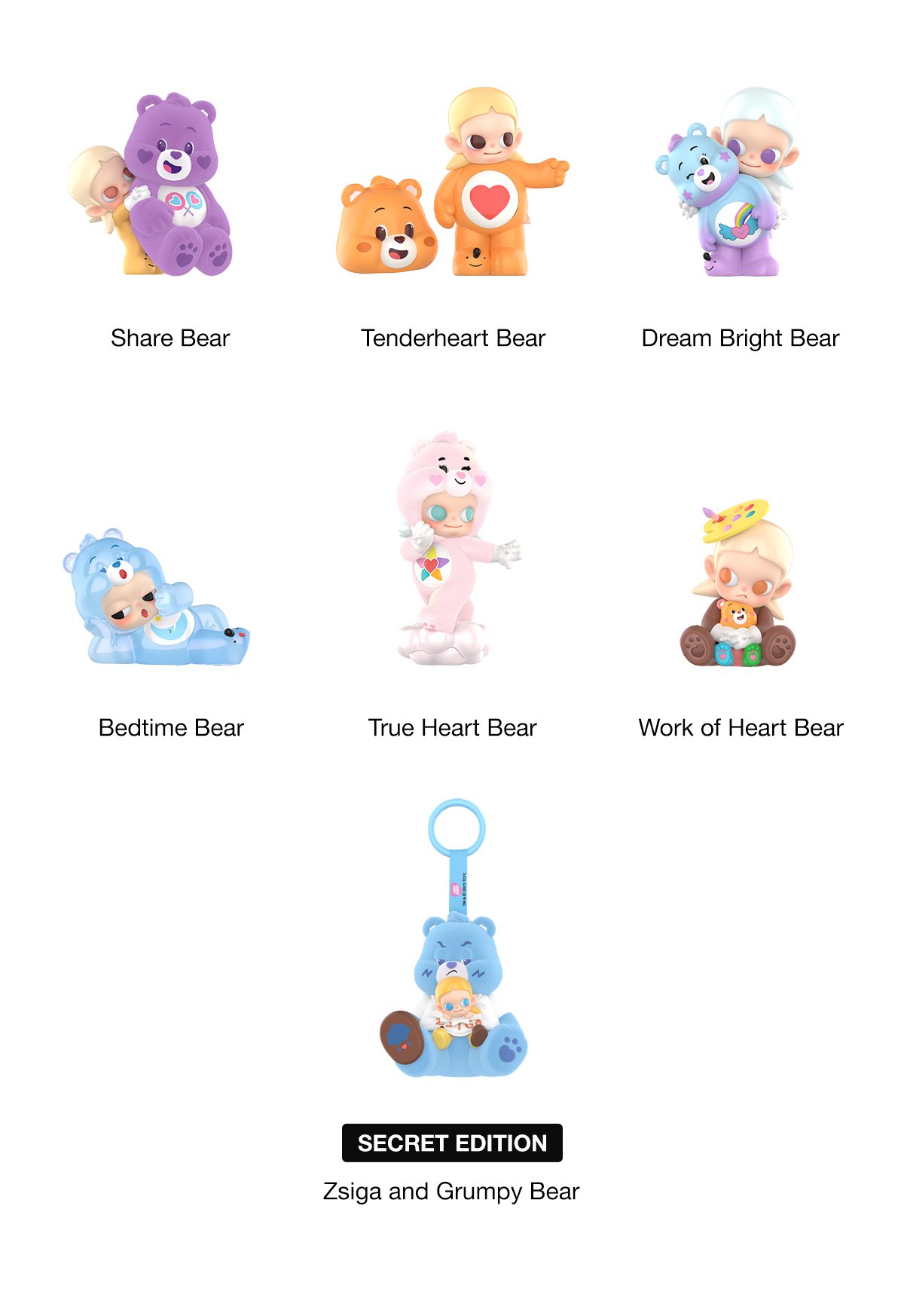 Zsiga × Care Bears Series Figures | POP MART (Australia)