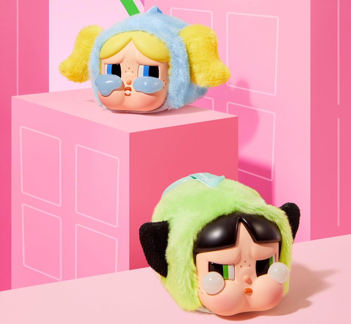 CRYBABY × パワーパフ ガールズ シリーズ ぬいぐるみ | ポップマート