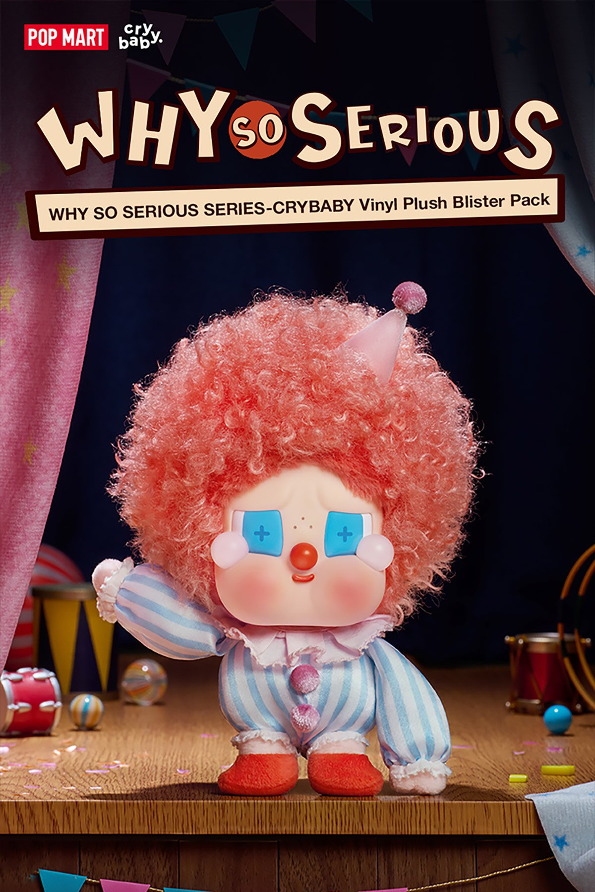 WHY SO SERIOUS Series-CRYBABY Vinyl Plush Blister Pack | POP MART
