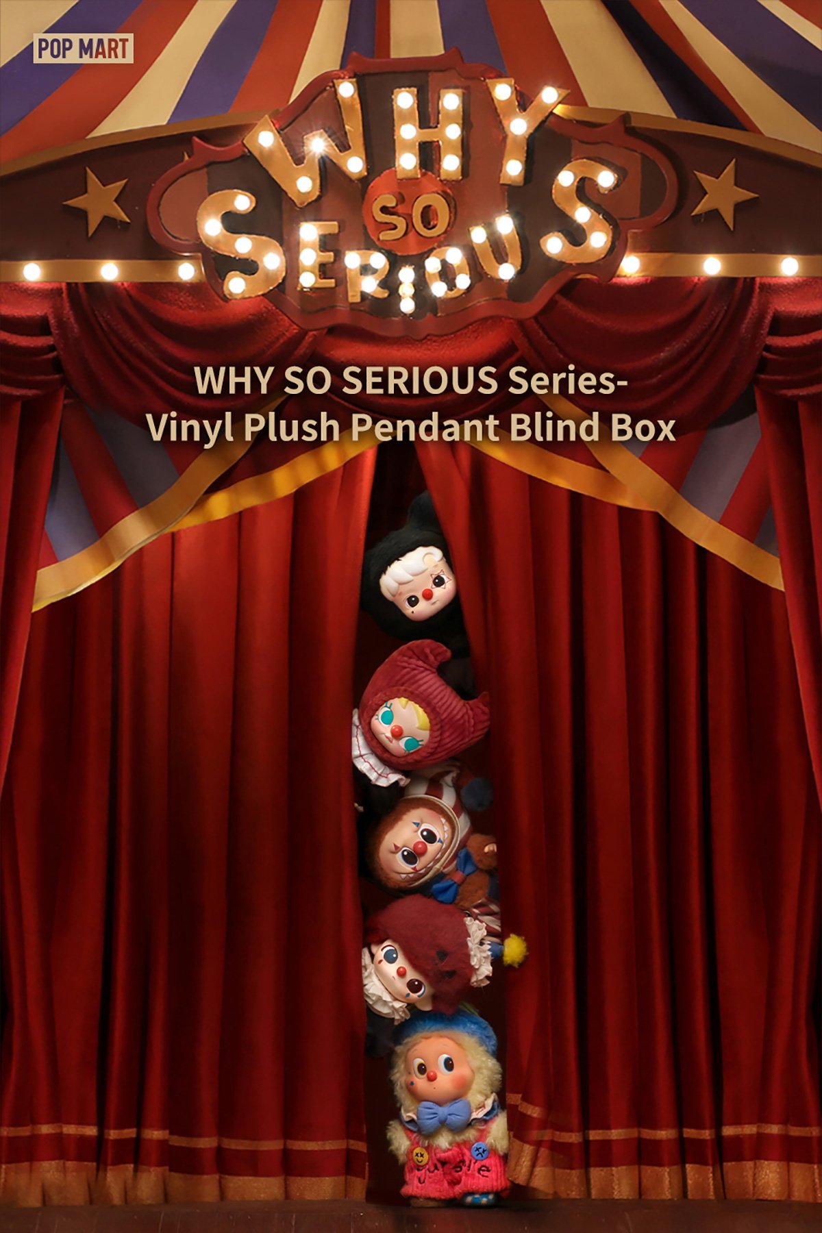 WHY SO SERIOUS シリーズ ぬいぐるみペンダント | ポップマート