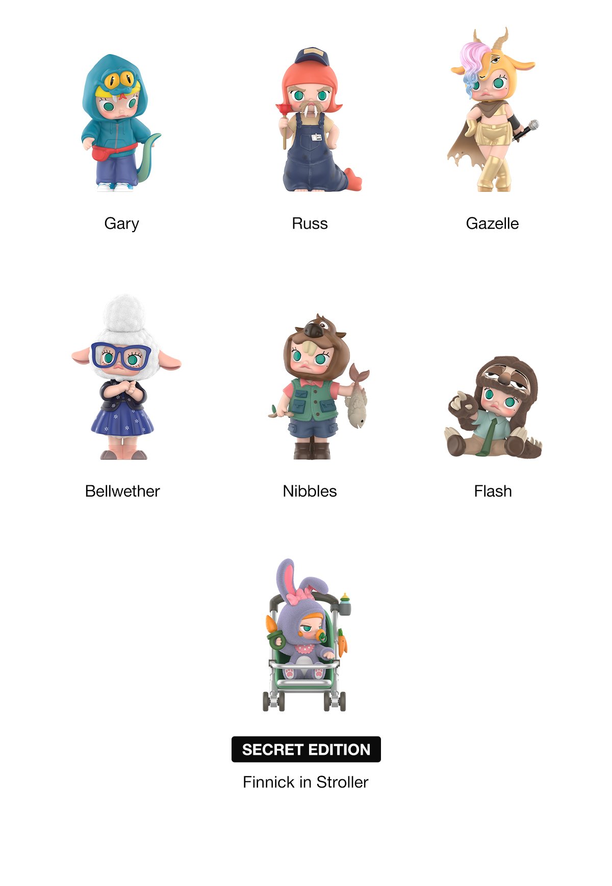 MOLLY × Zootopia Co-branded Series Figures | POP MART (Australia)