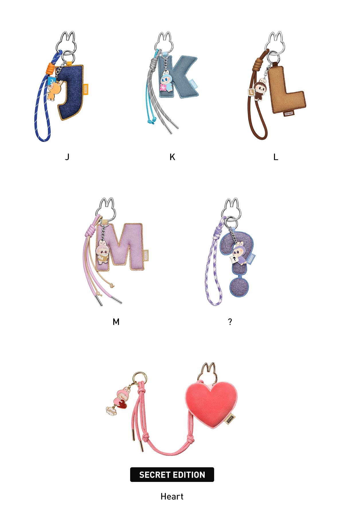 THE MONSTERS Pin for Love シリーズ アルファベットペンダント (A-M
