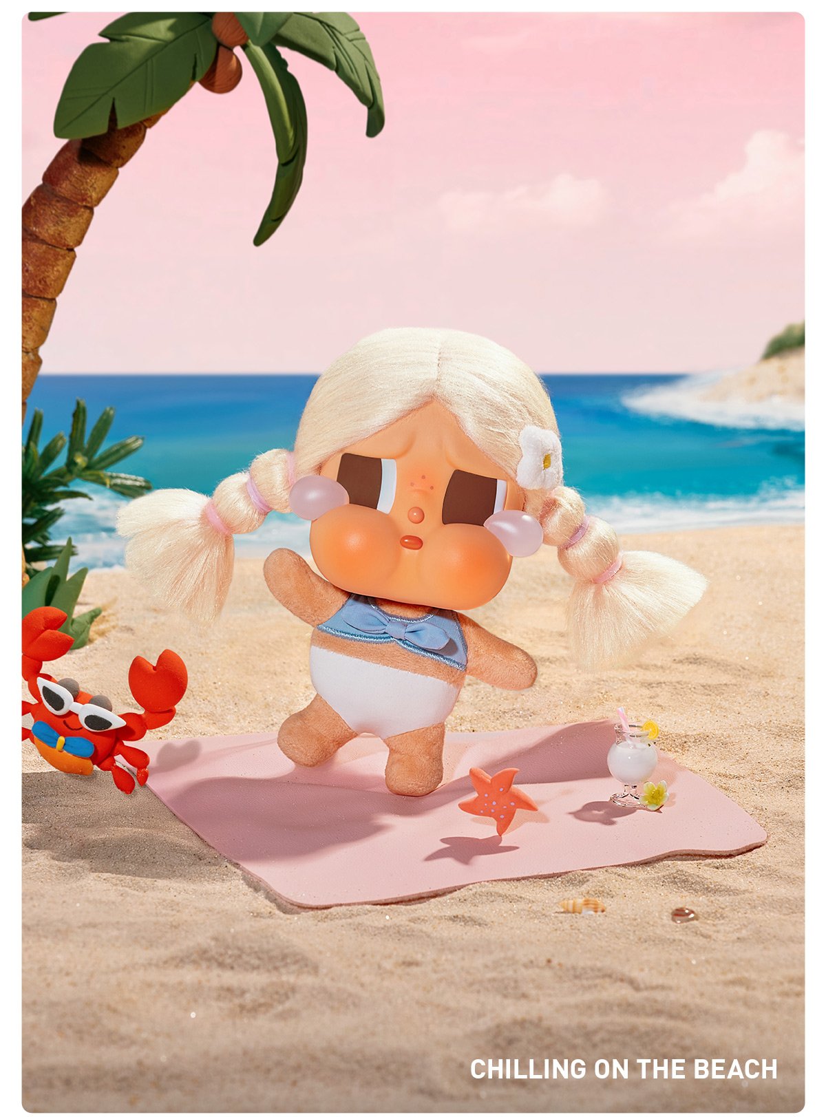 CRYBABY Vacation Mode On シリーズ ぬいぐるみペンダント | POP MART