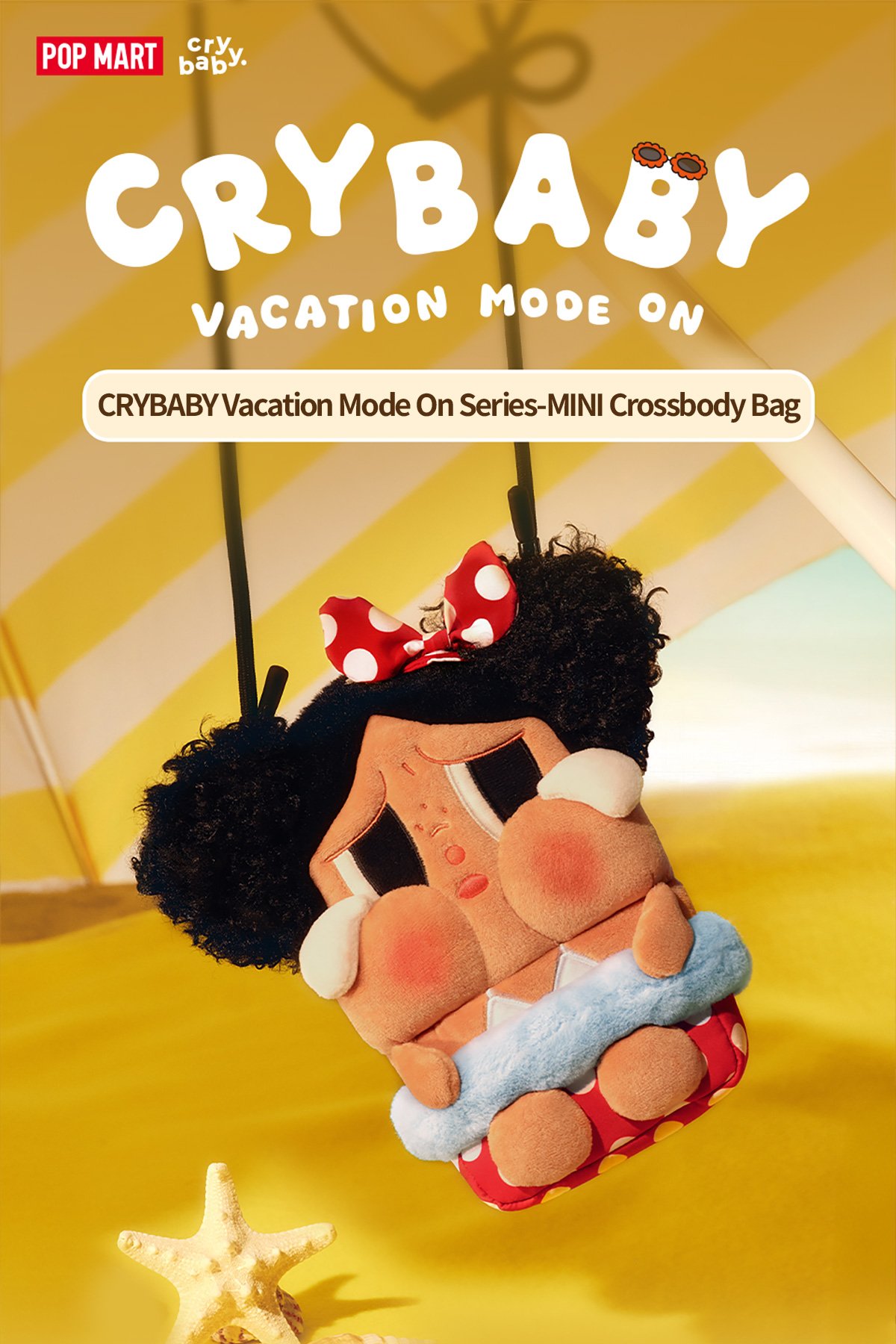 本日発送　CRYBABY Vacation Mode On シリーズ CRYBABY Vacation Mode On シリーズ ミニクロスボディバッグ | POP