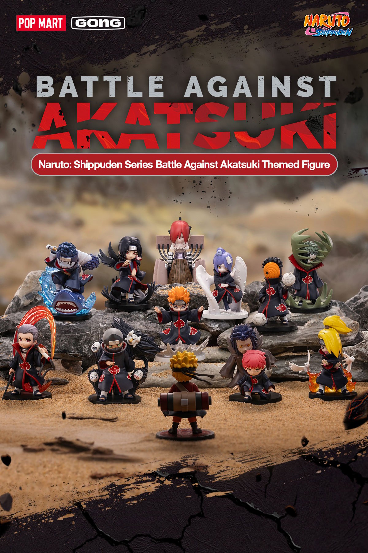 AKATSUKIJAPAN　セット Naruto: Shippuden Series Battle Against Akatsuki Themed Figure
