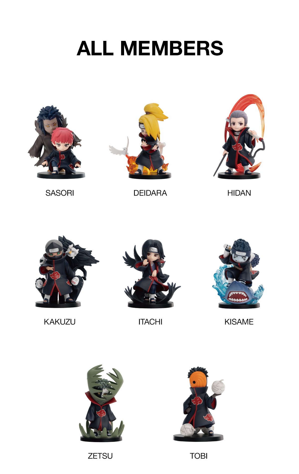 Naruto: Shippuden Series Battle Against Akatsuki Themed Figure