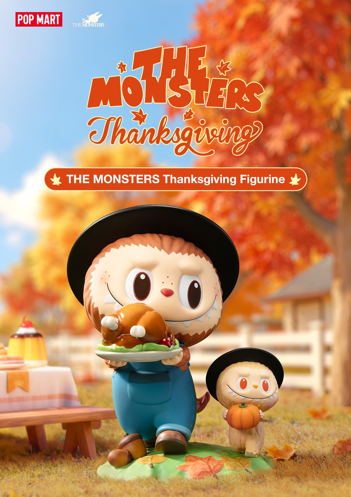POPMART THE MONSTERS Thanksgivingラブブ　ジモモ THE MONSTERS Thanksgiving Figurine | POP MART (Singapore)