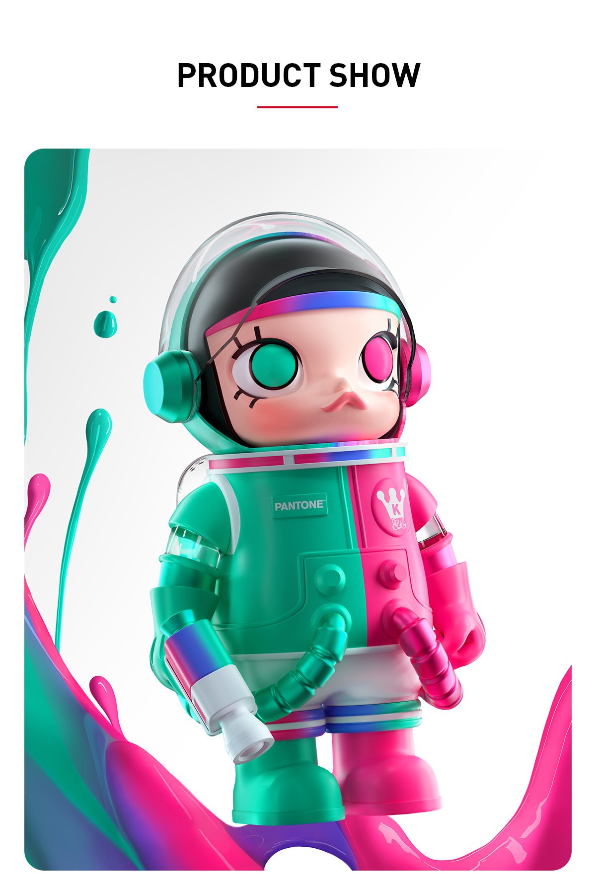 その他 POP MART MEGA SPACE MOLLY 1000% PANTONE MEGA SPACE MOLLY 1000% PANTONE | POP MART (Australia)