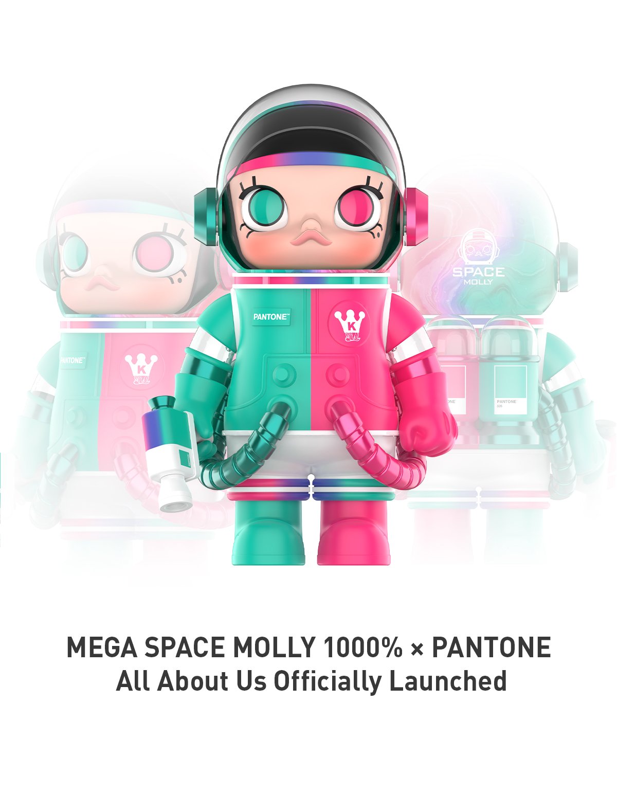 MEGA SPACE MOLLY 1000% PANTONE | POP MART (Australia)