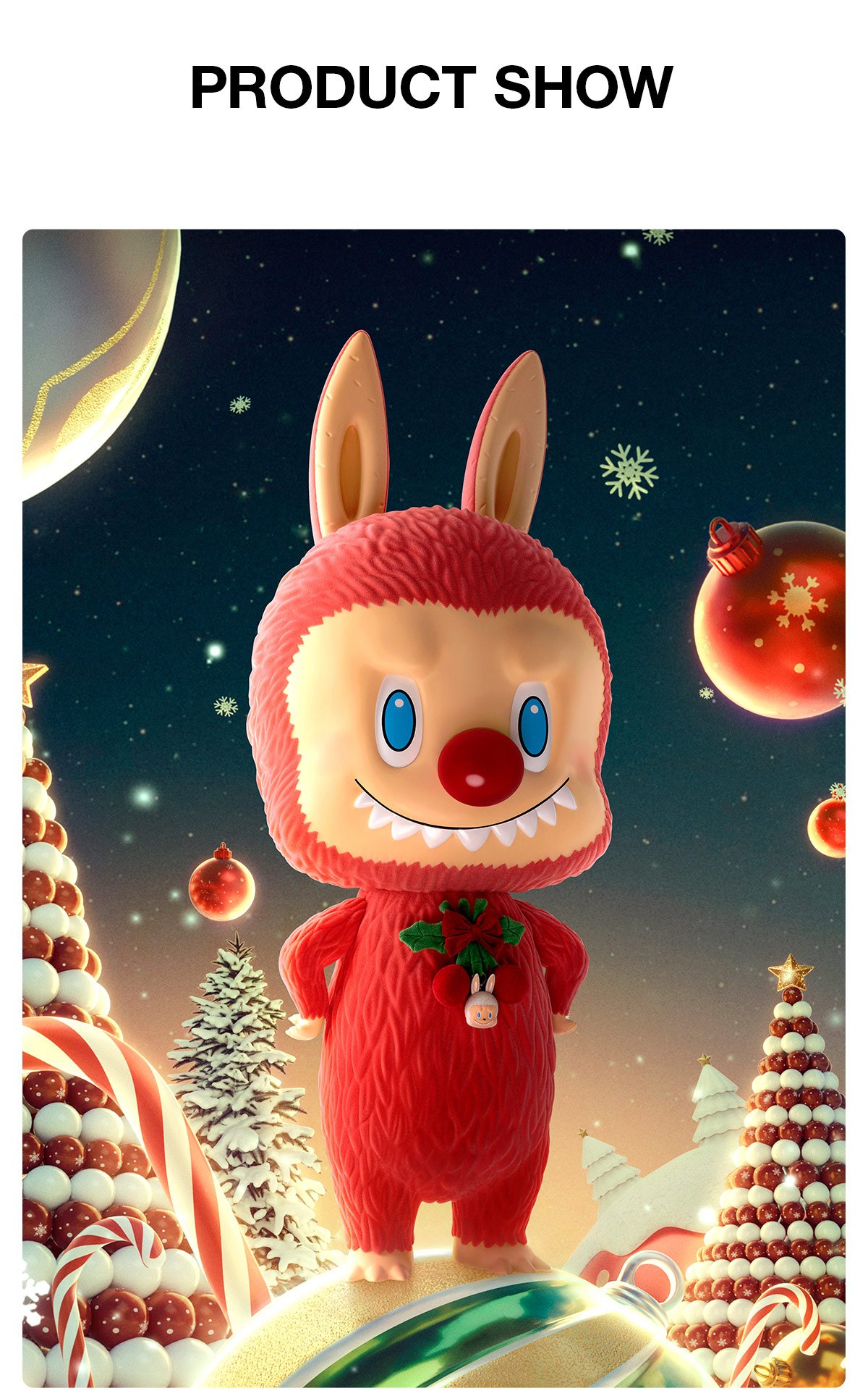 MEGA LABUBU TEC 1000% Winter Holiday | POP MART (Australia)