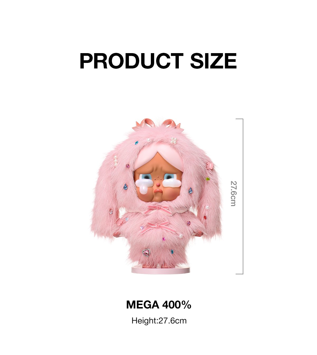 MEGA CRYBABY 400% Crying in Pink | POP MART (Australia)