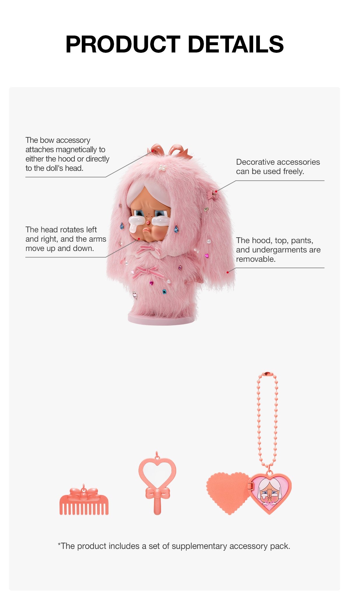 MEGA CRYBABY 400% Crying in Pink | POP MART (Singapore)