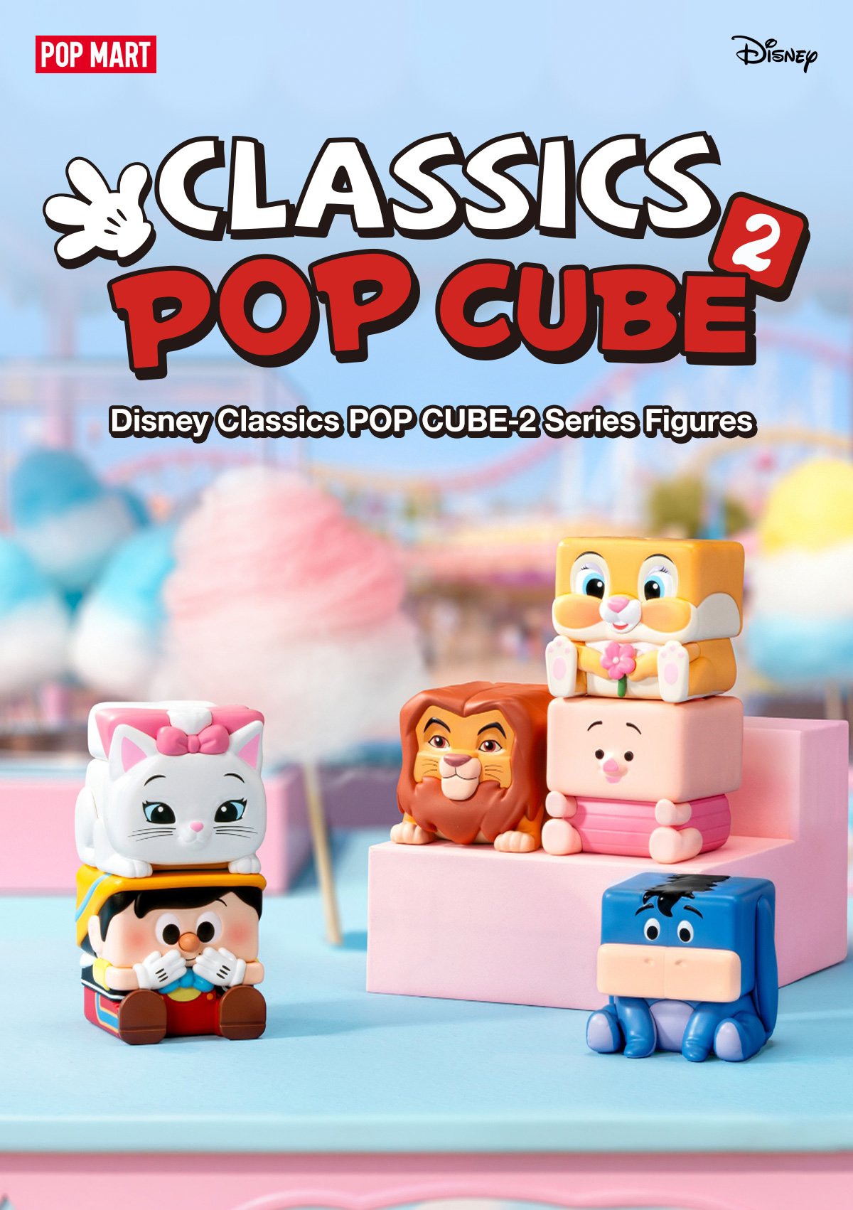 Disney Classics POP CUBE-2 Series Figures | POP MART (New Zealand)