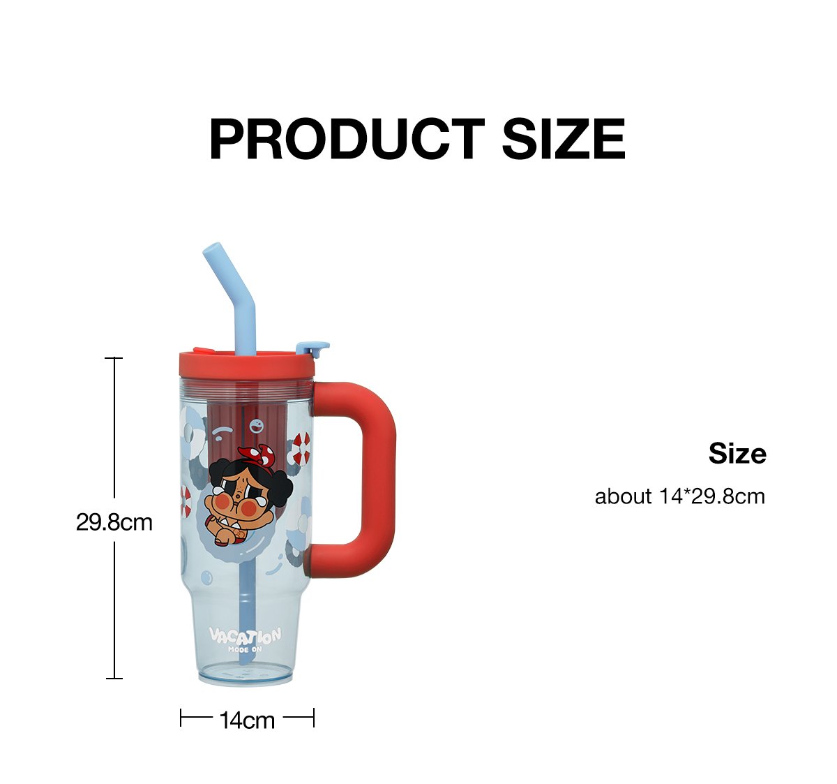 CRYBABY Vacation Mode On Series-Straw Cup | POP MART (New Zealand)