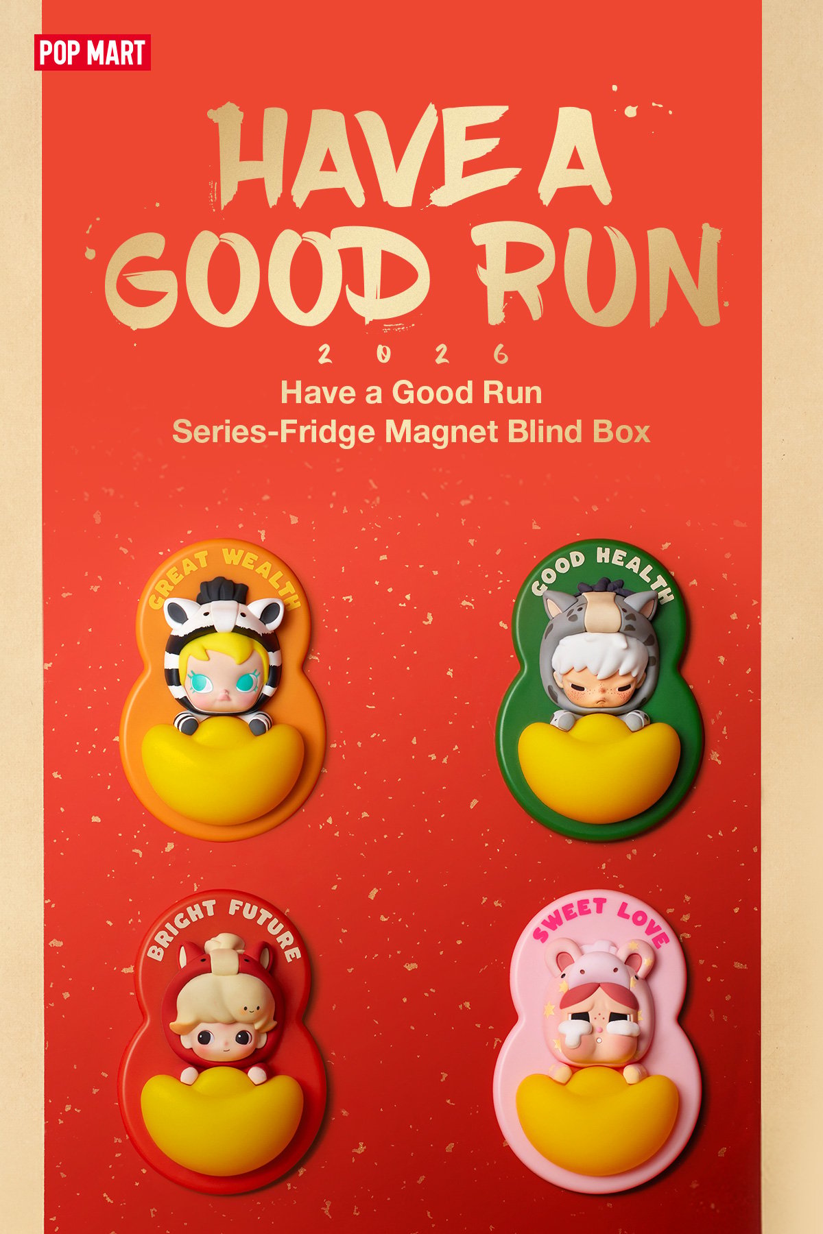 Have a Good Run Series-Fridge Magnet Blind Box | POP MART (Singapore)