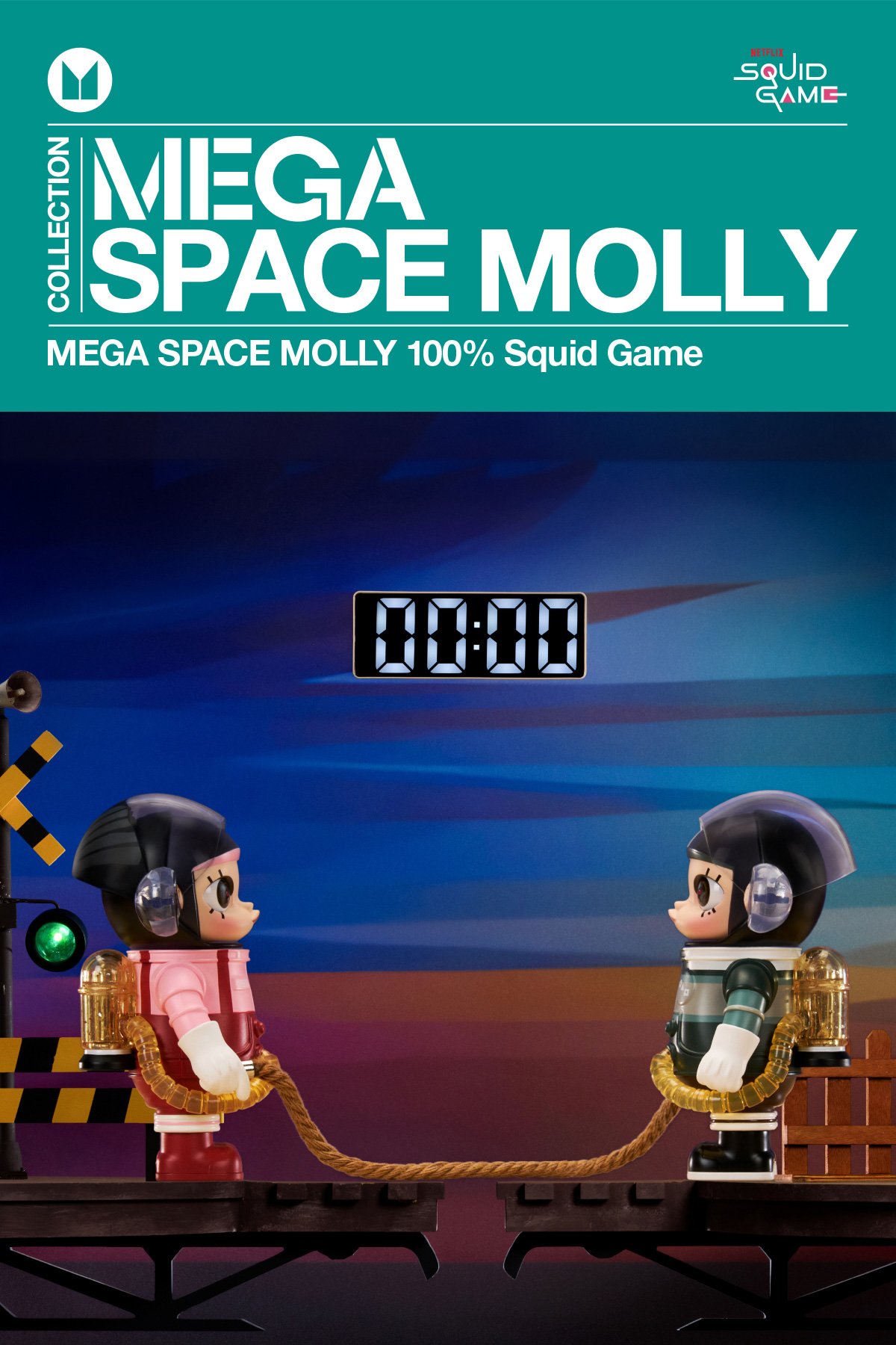 MEGA SPACE MOLLY 100% Squid Game | POP MART (Australia)
