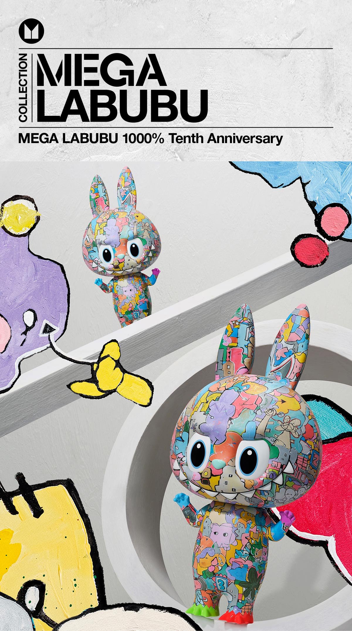 MEGA LABUBU 1000% Tenth Anniversary | ポップマート