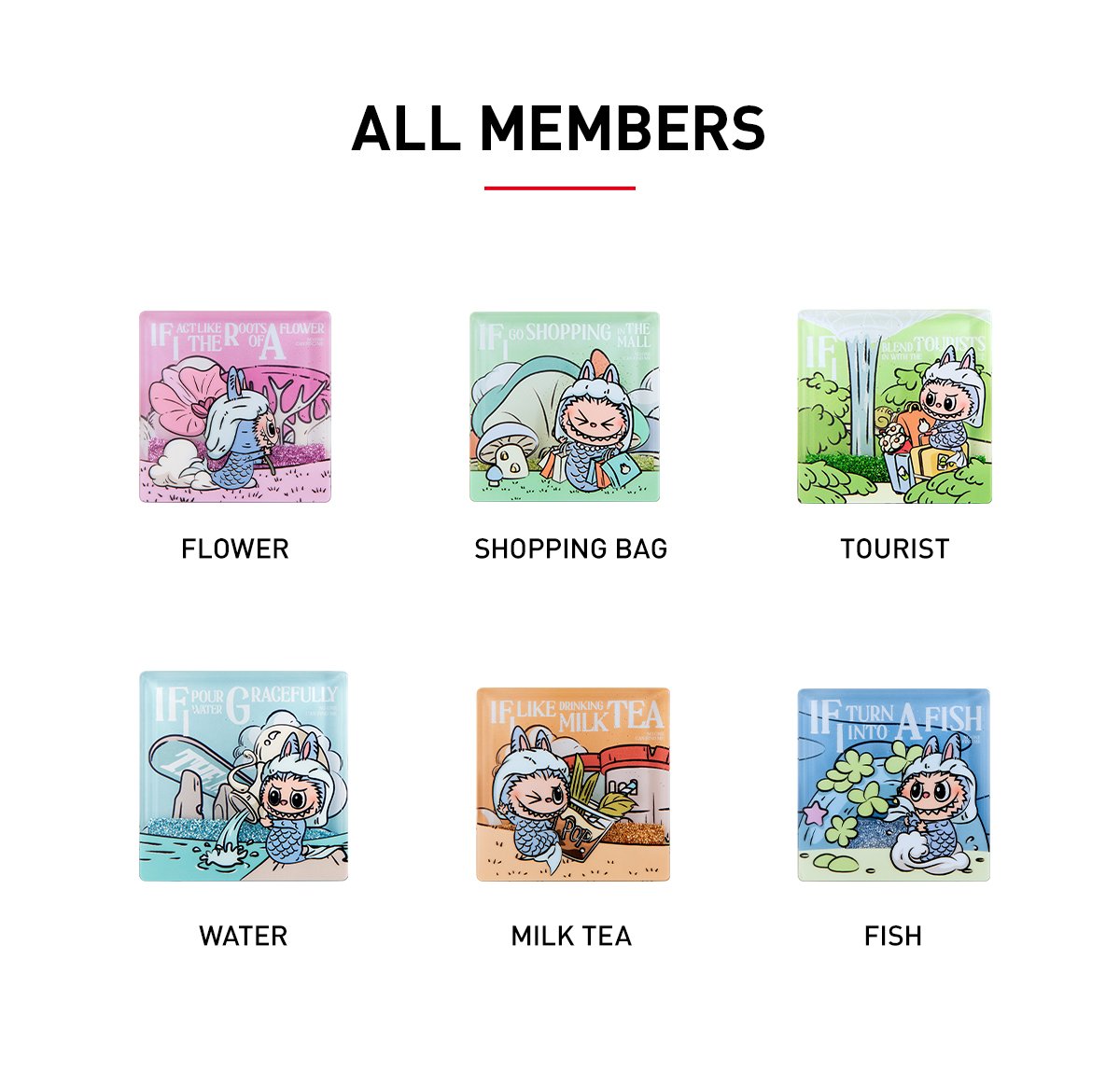 LABUBU HIDE AND SEEK IN SINGAPORE SERIES-Fridge Magnet Blind Box