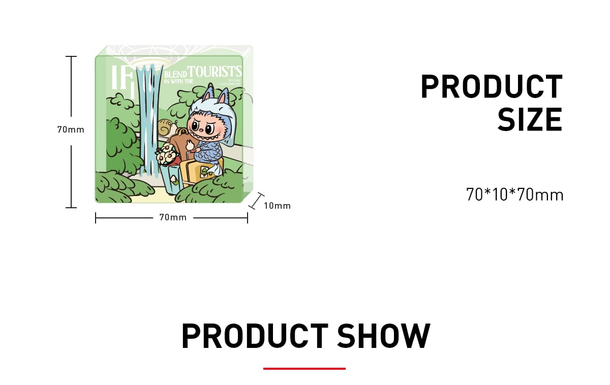 LABUBU HIDE AND SEEK IN SINGAPORE SERIES-Fridge Magnet Blind Box