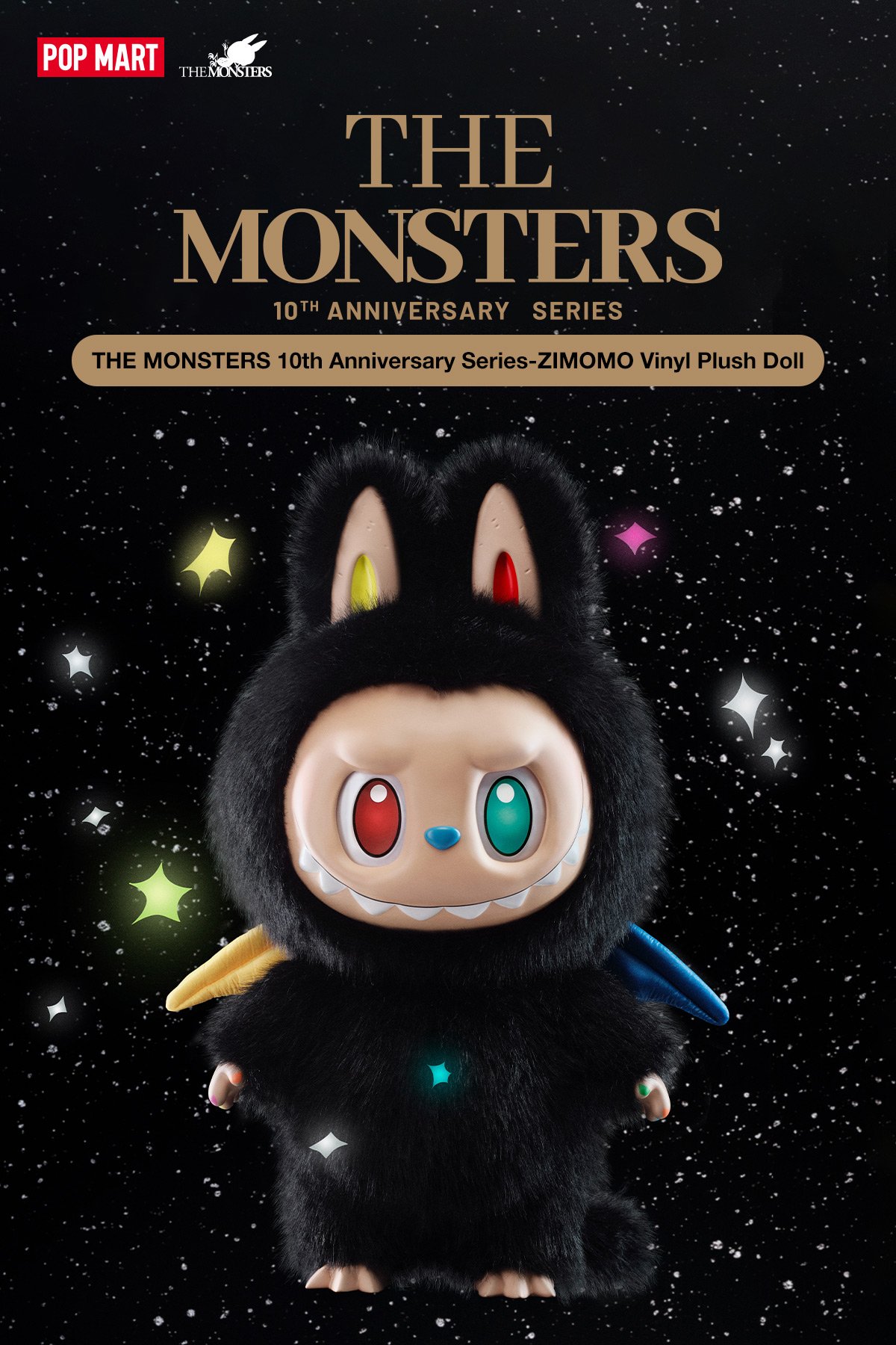THE MONSTERS 10th Anniversary Series-ZIMOMO Vinyl Plush Doll | POP